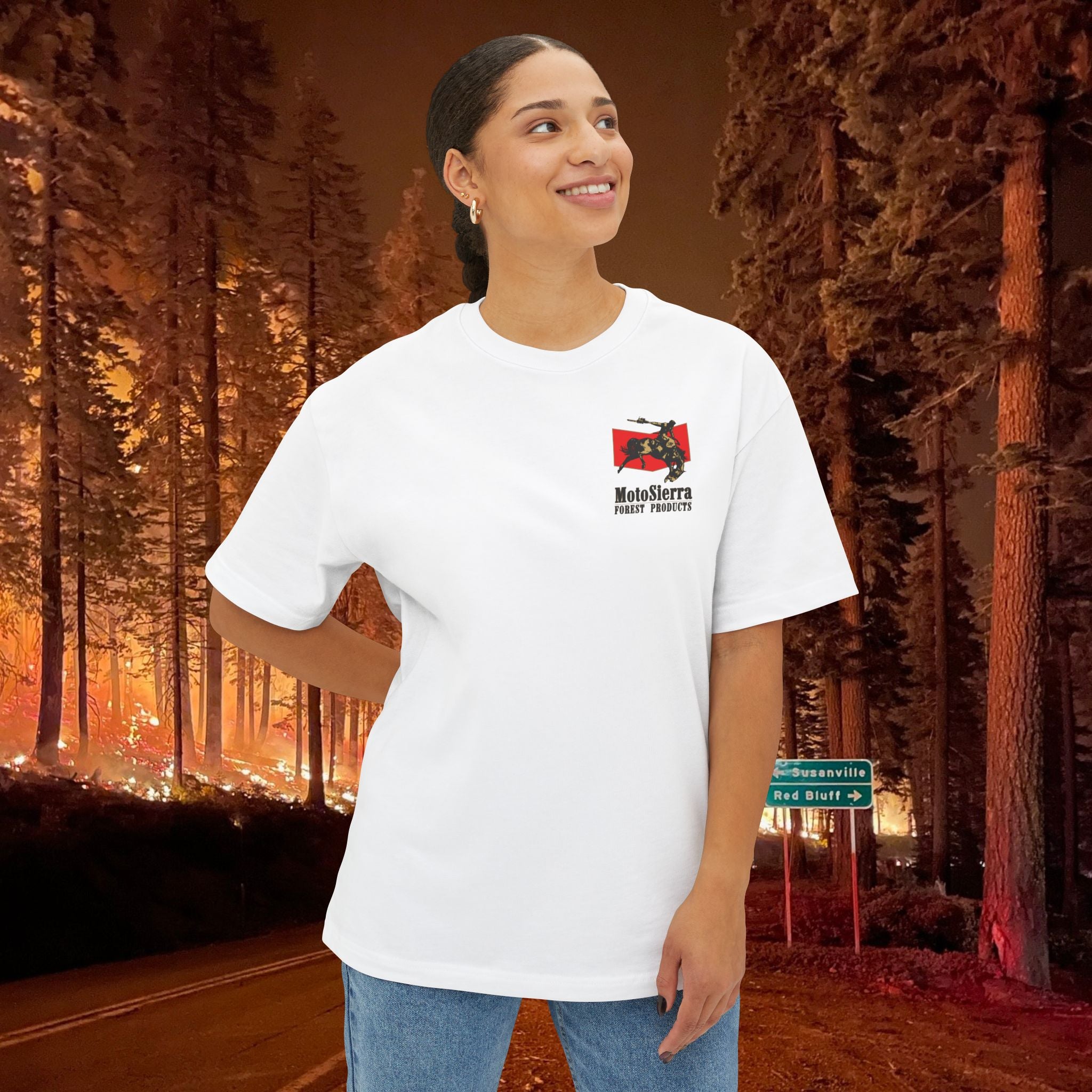 Classic Cowboy Logo Unisex Oversized Boxy Tee