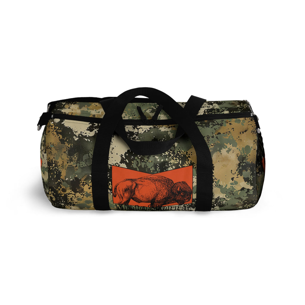 Bison Logo Flecktarn Duffel Bag