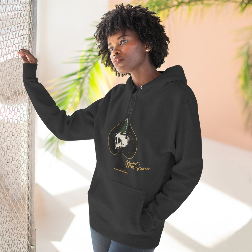 Ace of Spades Three-Panel Fleece Hoodie