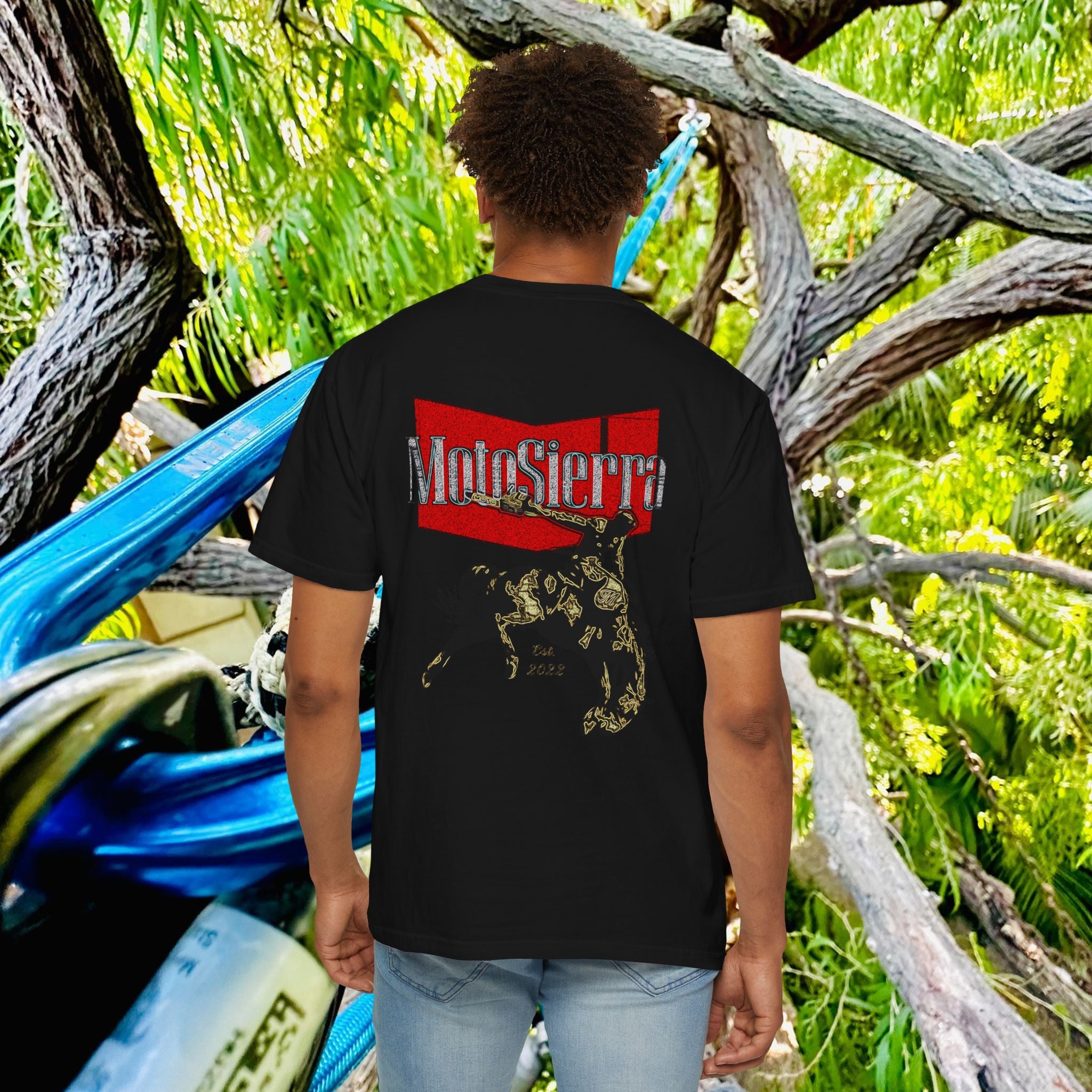 Warped Logo Unisex Garment-Dyed T-shirt