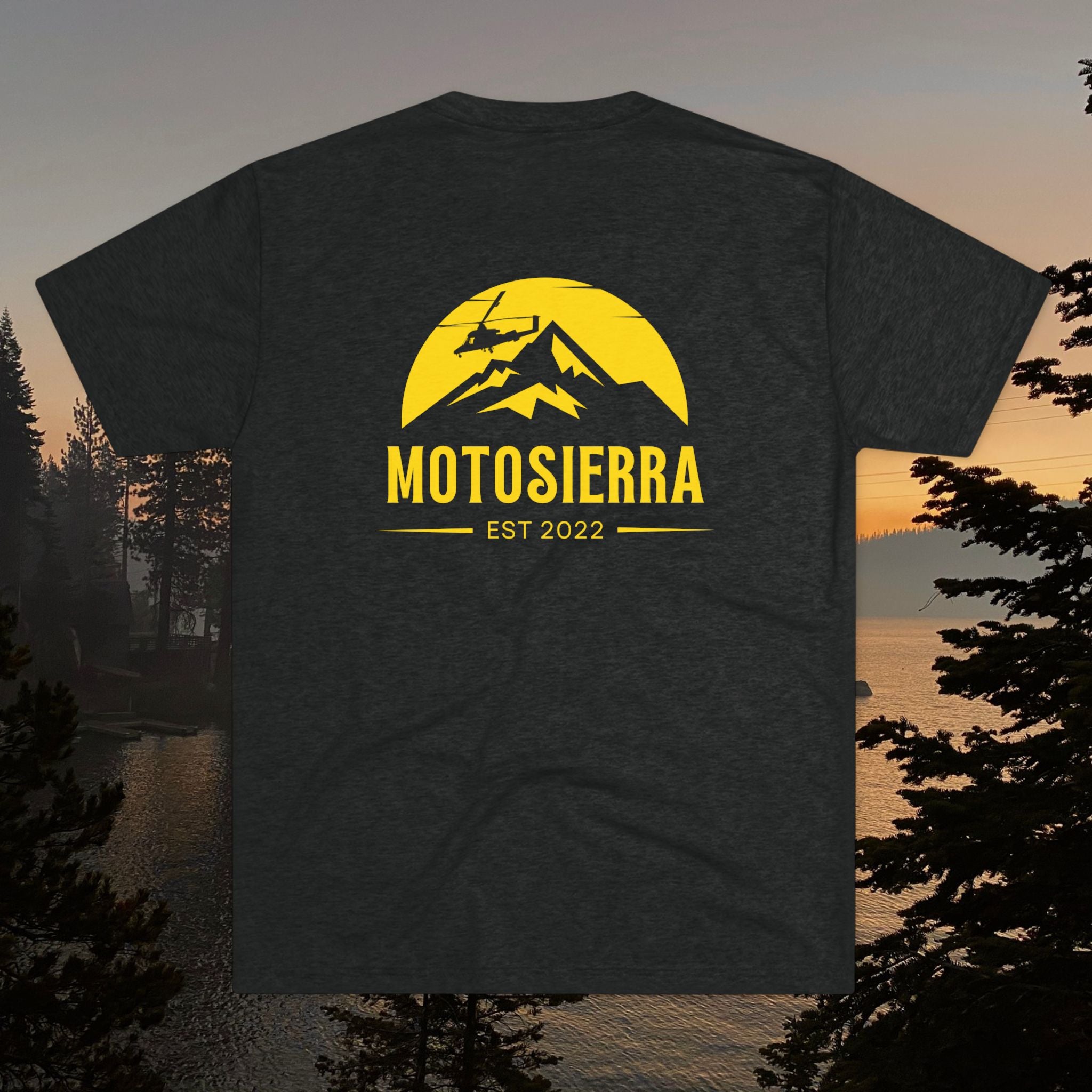 Yellow Unisex Tri-Blend Crew Tee