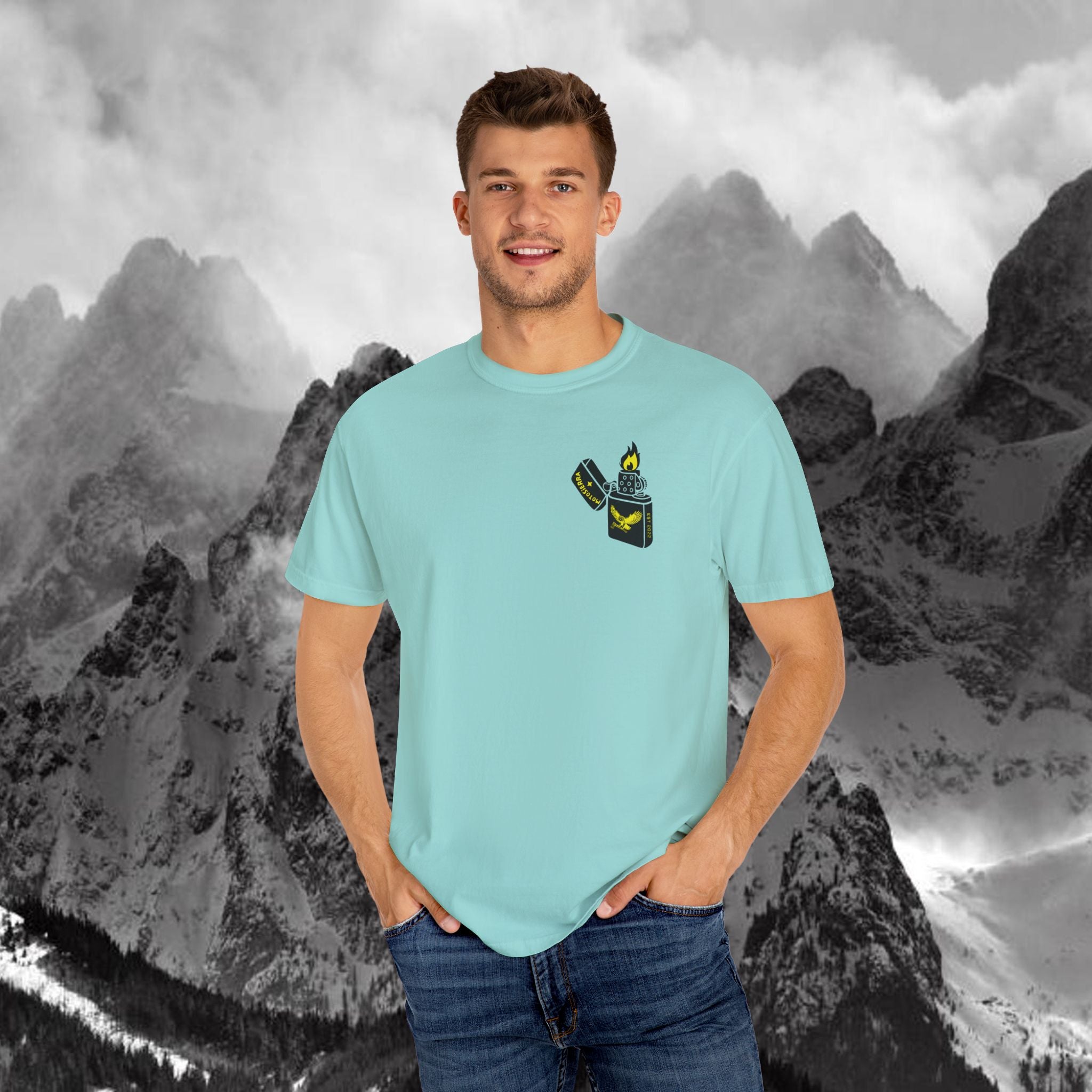 Flint Unisex Garment-Dyed T-shirt