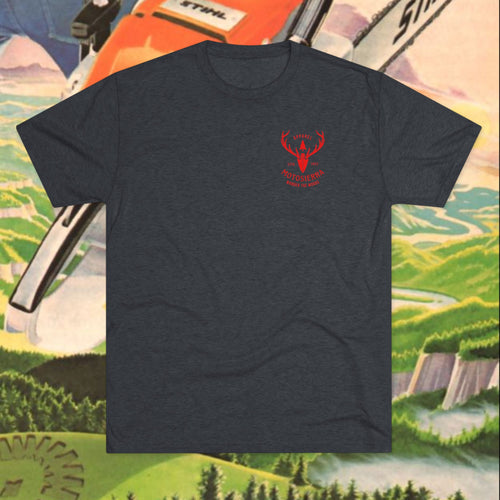 Antler Logo Unisex Tri-Blend Crew Tee