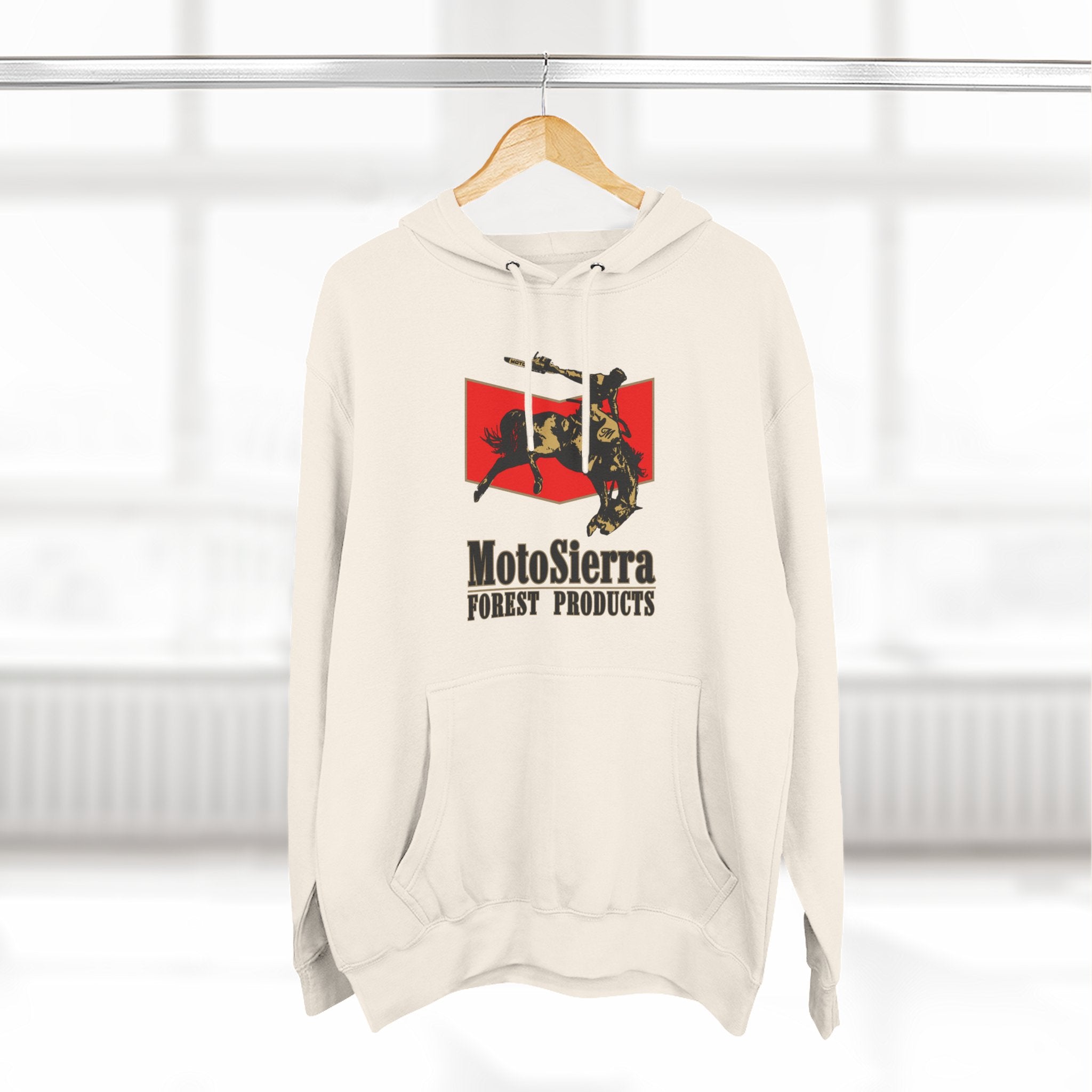 Classic Cowboy Logo Three-Panel Fleece Hoodie