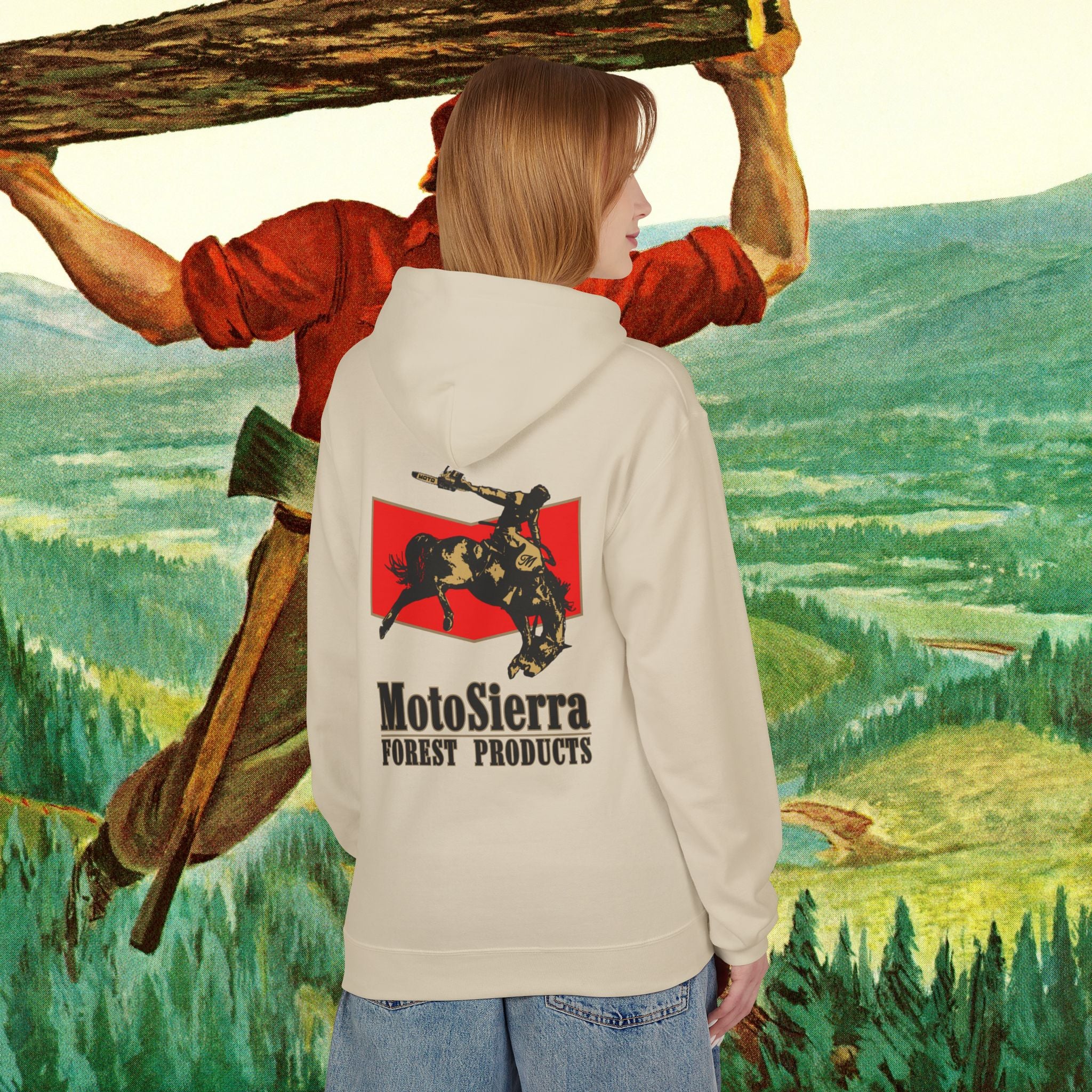 Australia Cowboy Logo Unisex Midweight Softstyle Fleece Hoodie