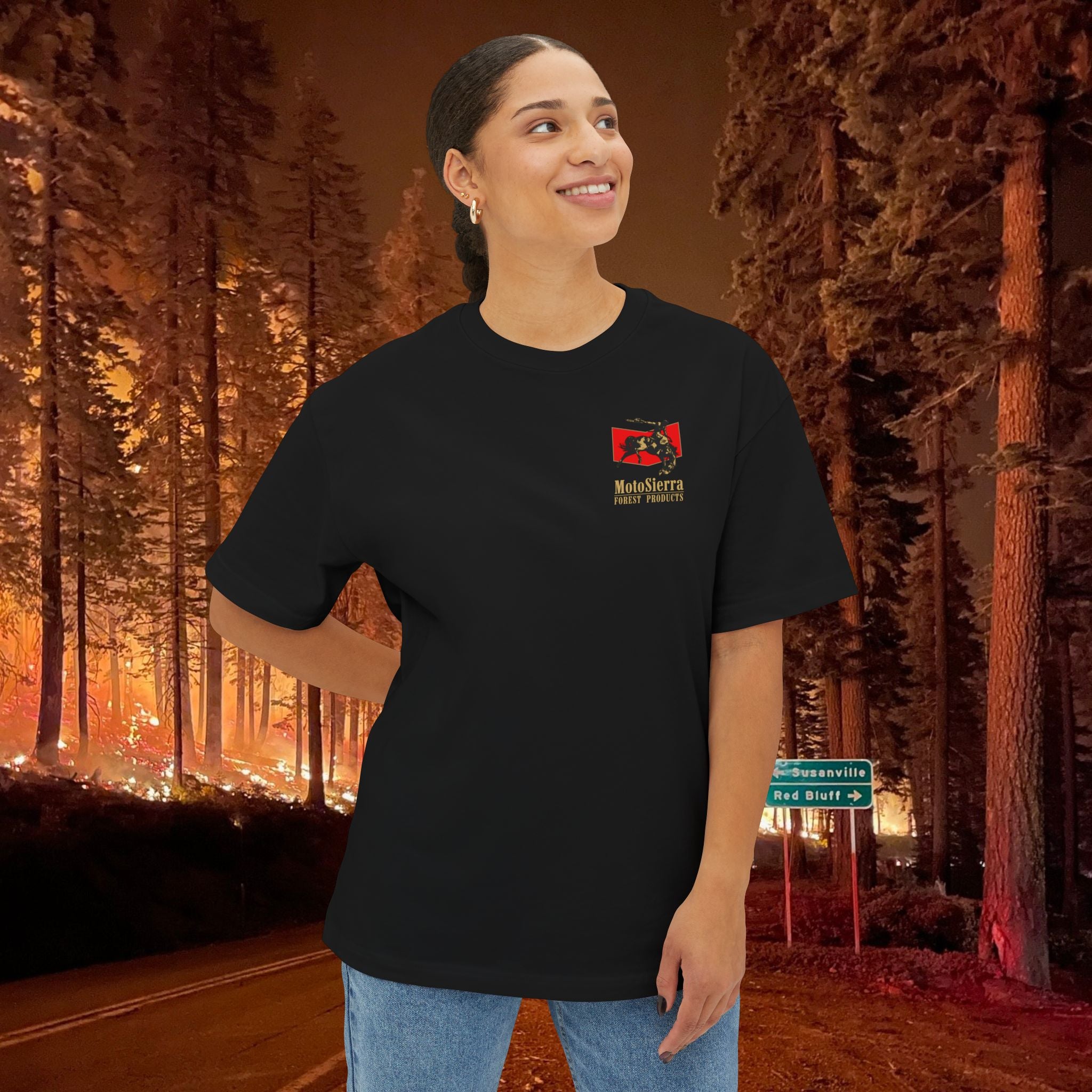 Classic Cowboy Logo Unisex Oversized Boxy Tee