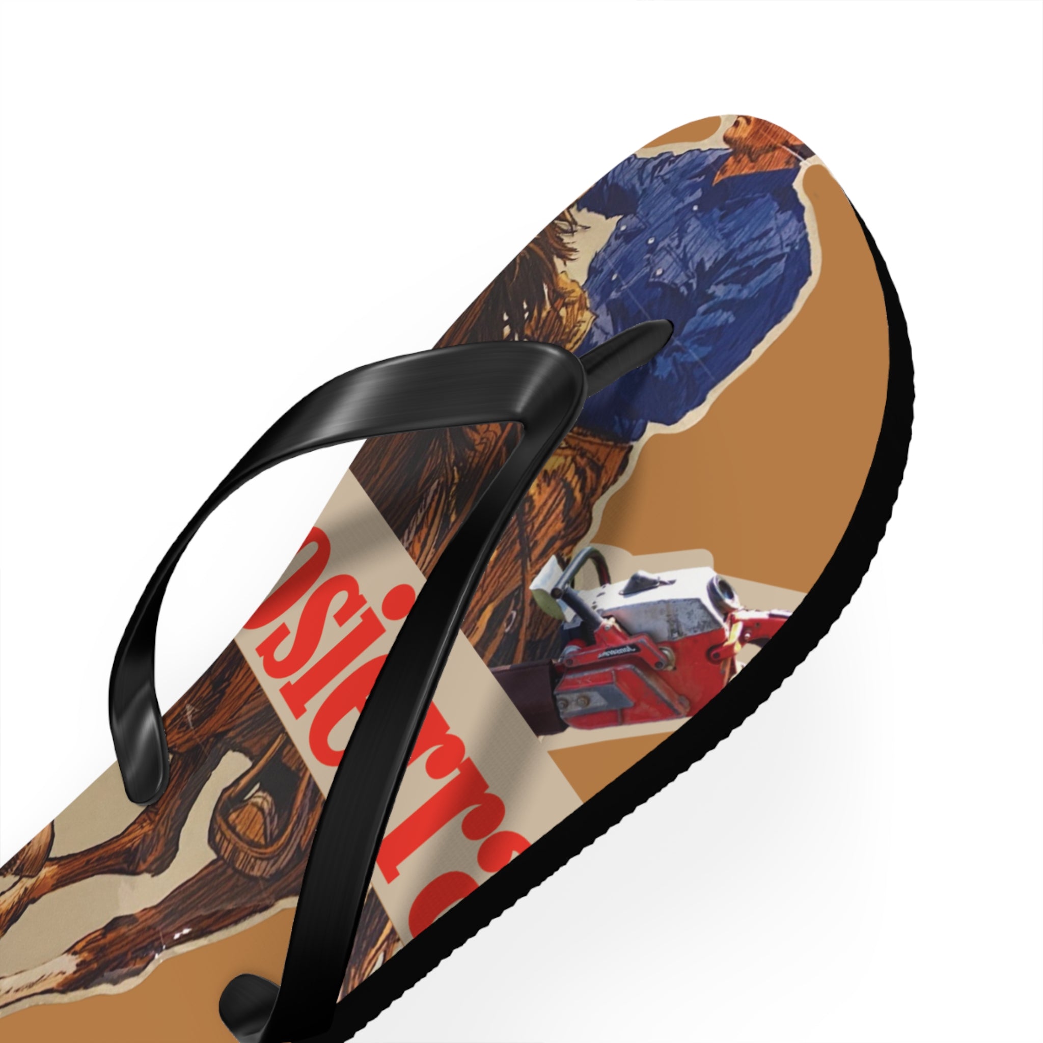 Moto Man Red Bag Flops