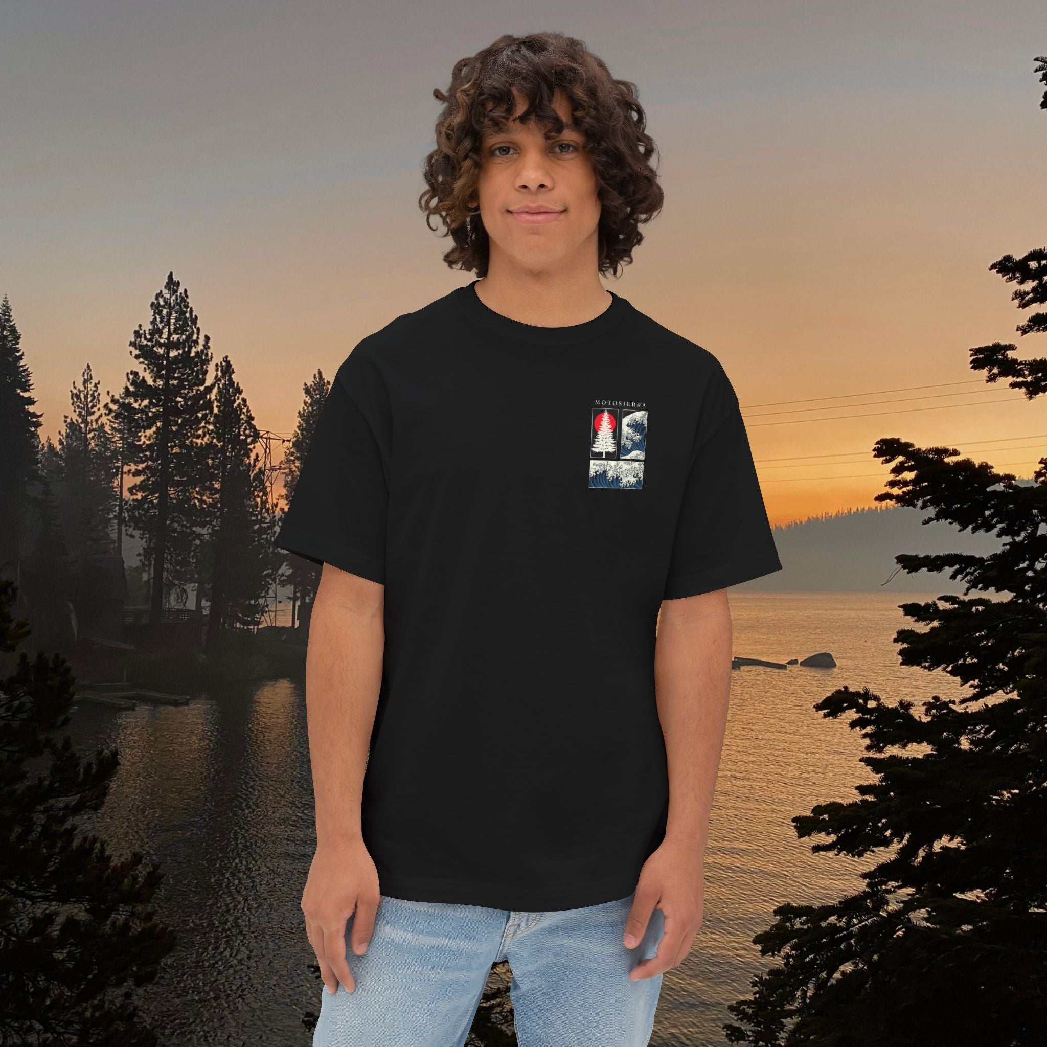 Waves Unisex Oversized Boxy Tee