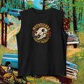 Bear Skull Distressed Logo Unisex Jersey Muscle Tank