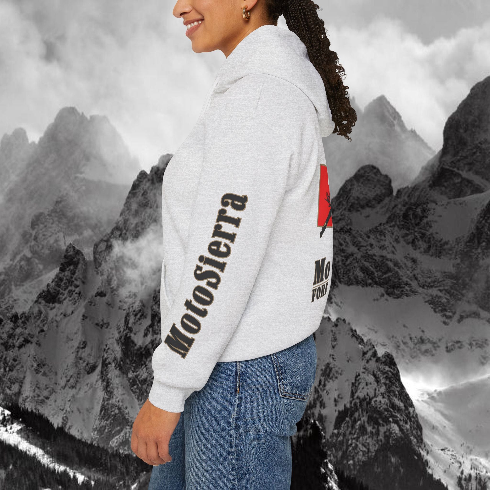 Moto Cowboy Heavy Blend Hoodie