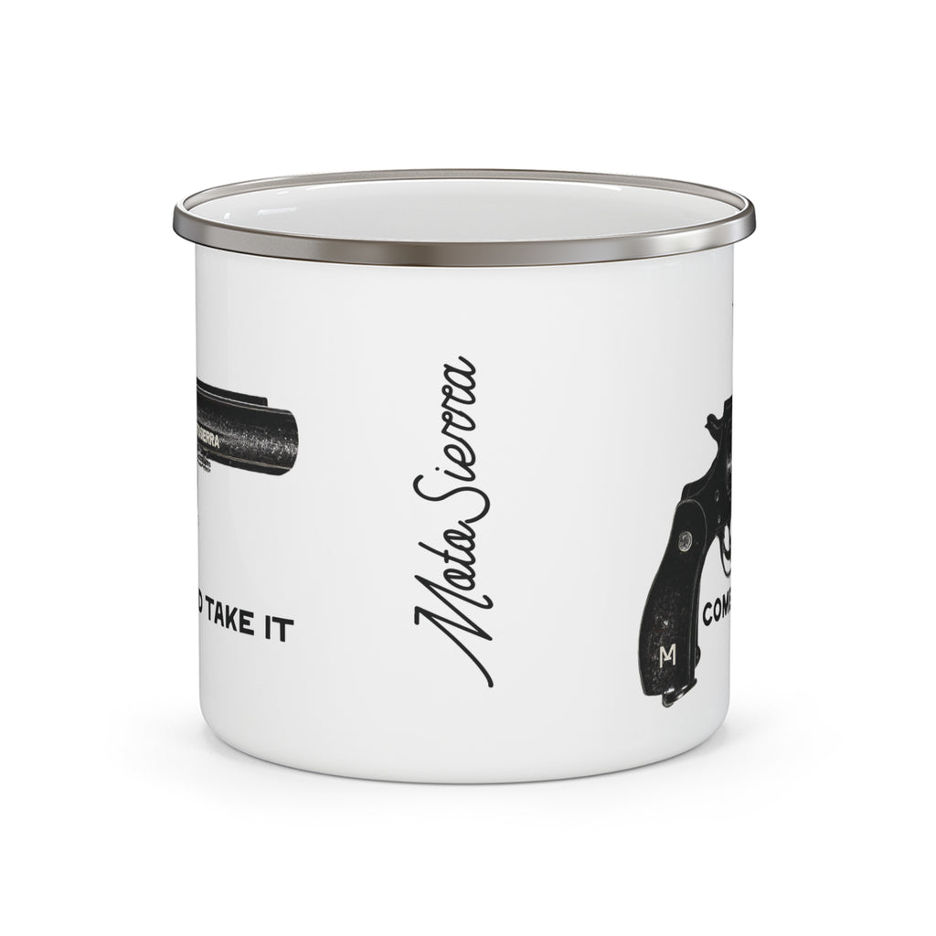 Come And Take It Enamel Camping Mug