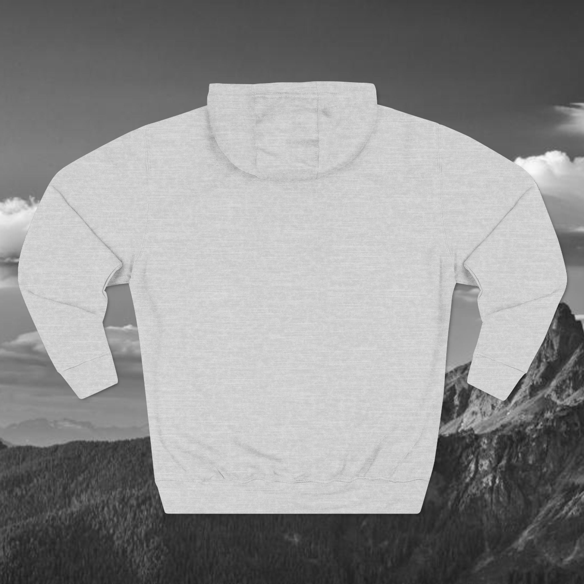 The Aluminum, B.F. Mac Three-Panel Fleece Hoodie