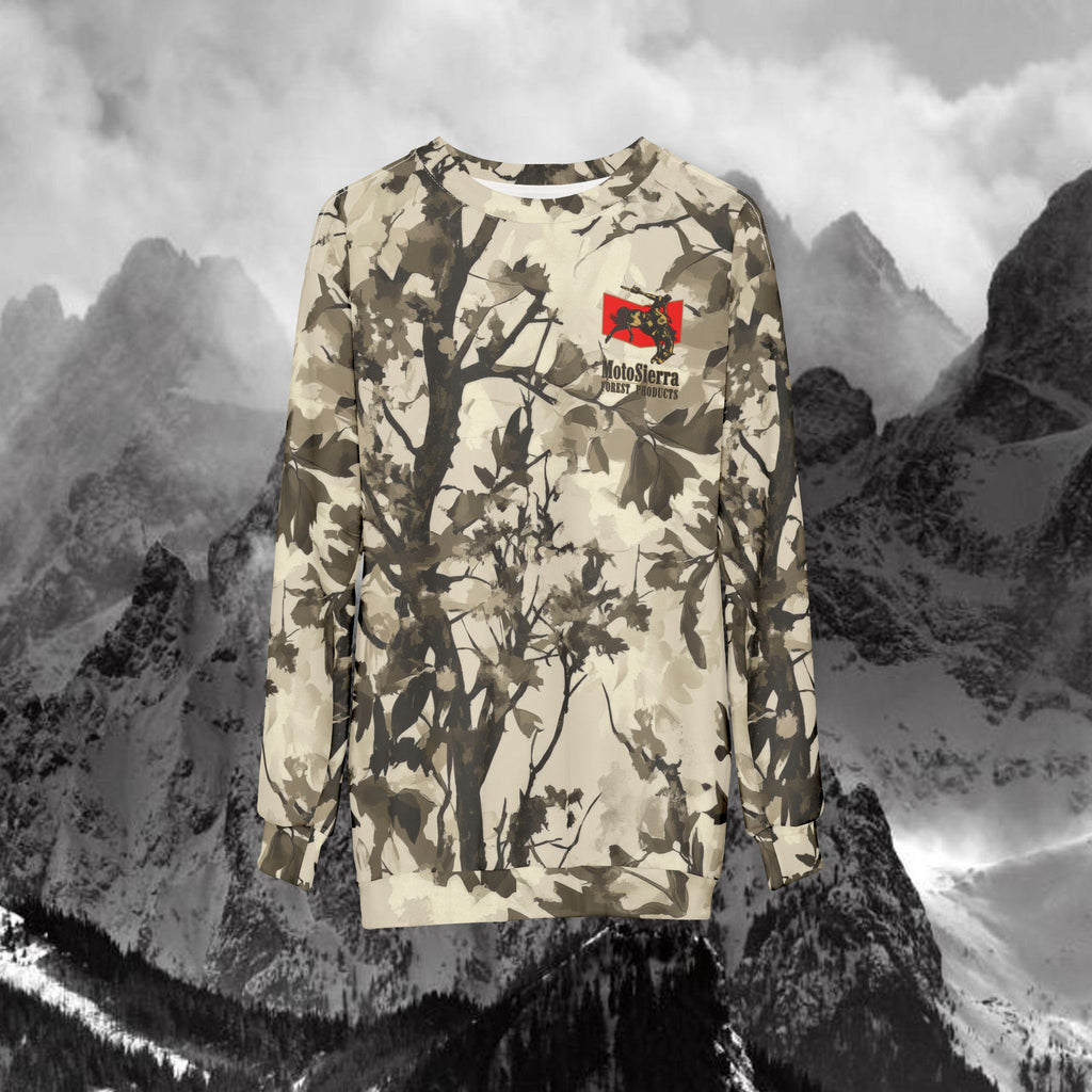 Tree Camo Light  Sweatshirt, Unisex Camo Sweater