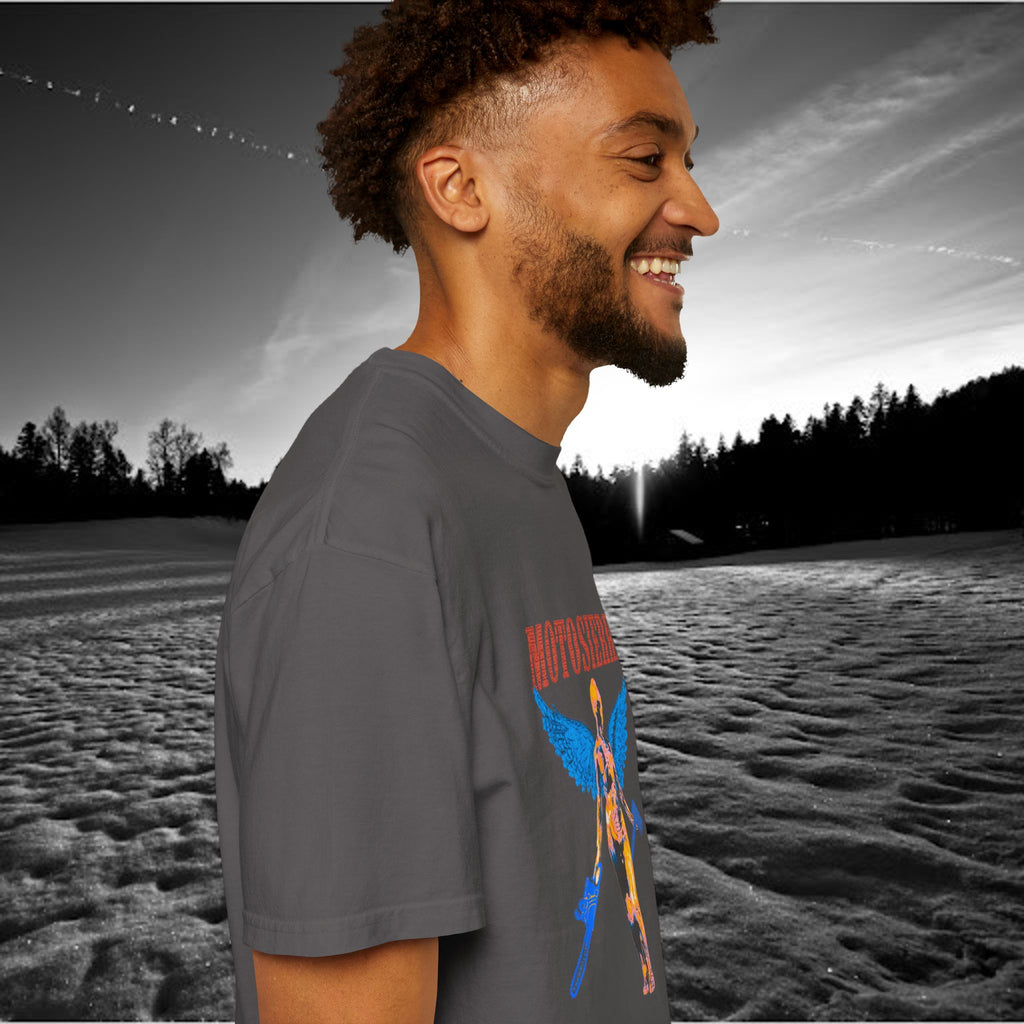 Aberdeen Garment-Dyed T-Shirt with Artistic Print, Casual Wear, Unique Gift, Graphic Tee