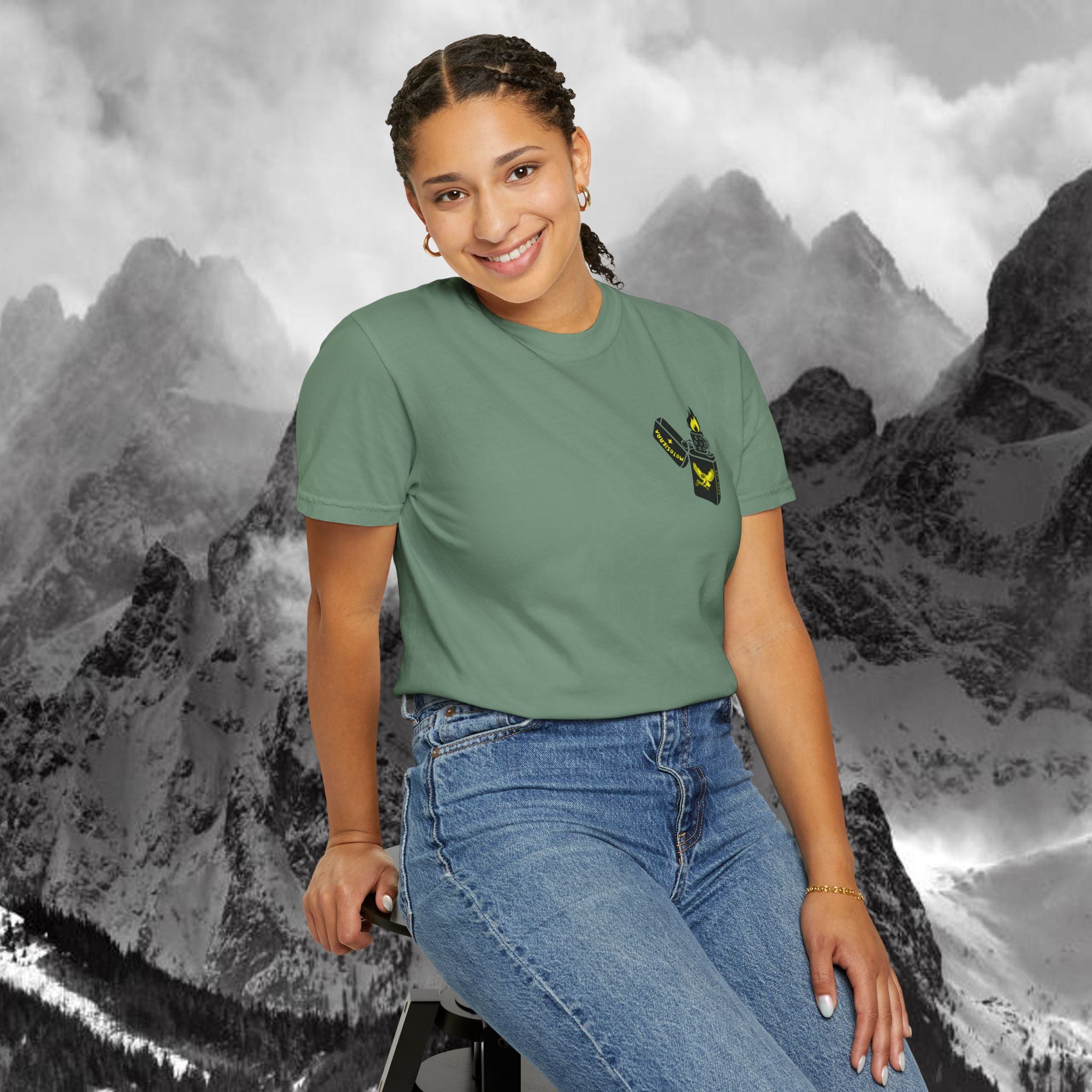 Flint Unisex Garment-Dyed T-shirt
