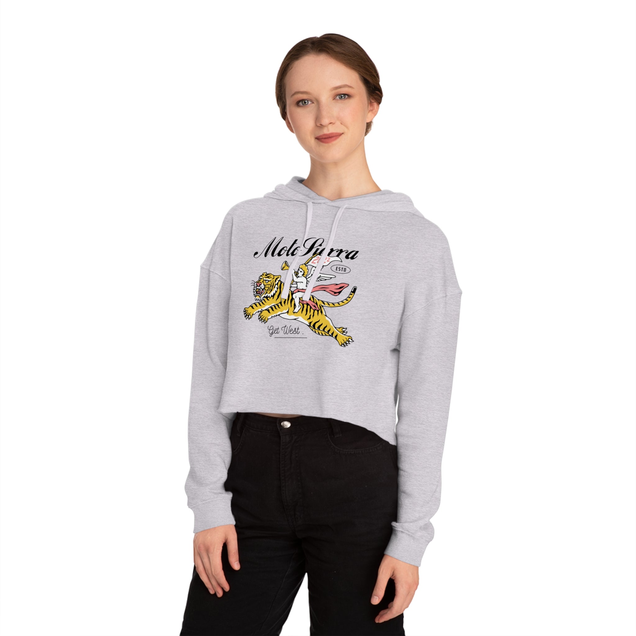 Get West Women’s Cropped Hooded Sweatshirt