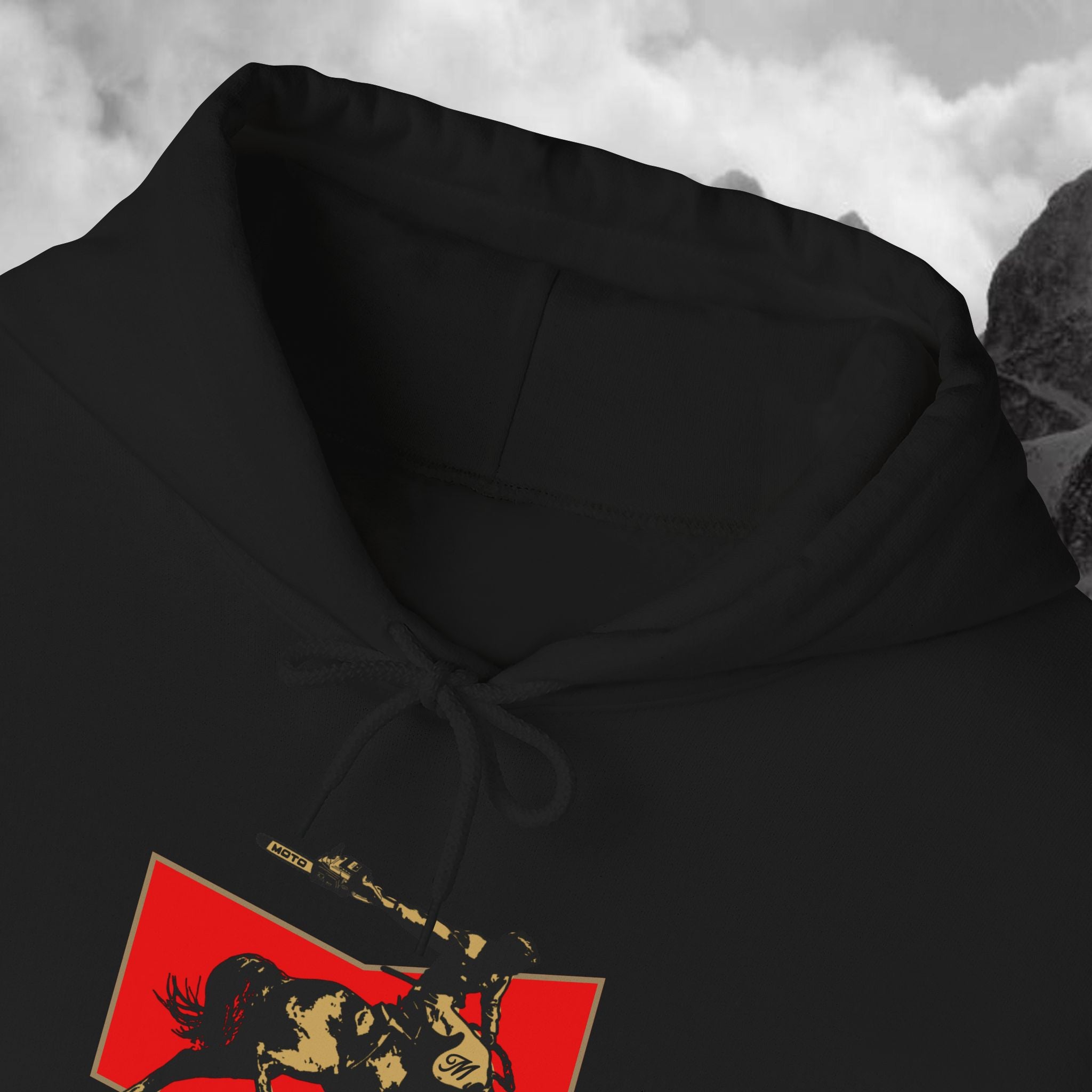 Moto Cowboy Heavy Blend Hoodie