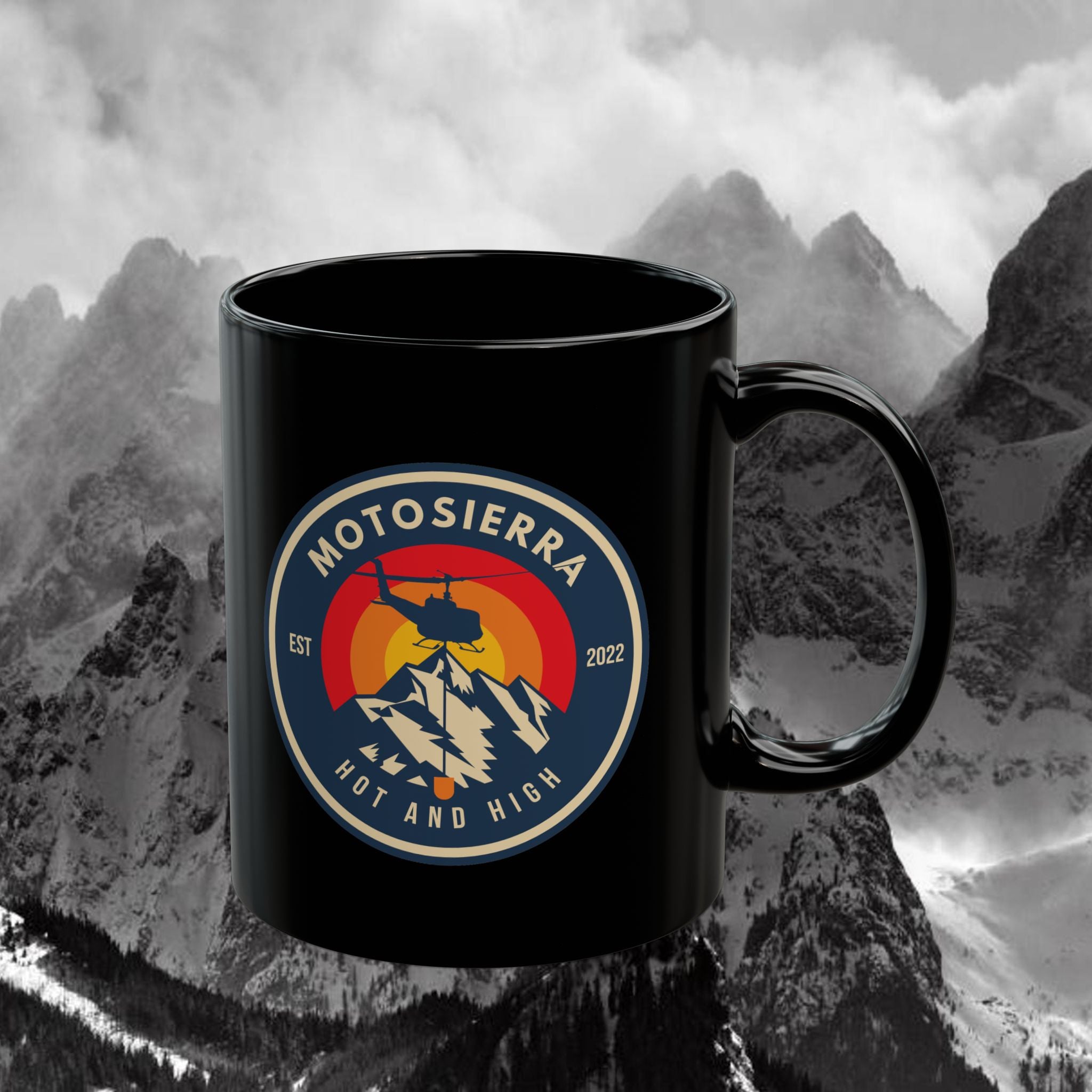 Hot & High Black Mug (11oz, 15oz)