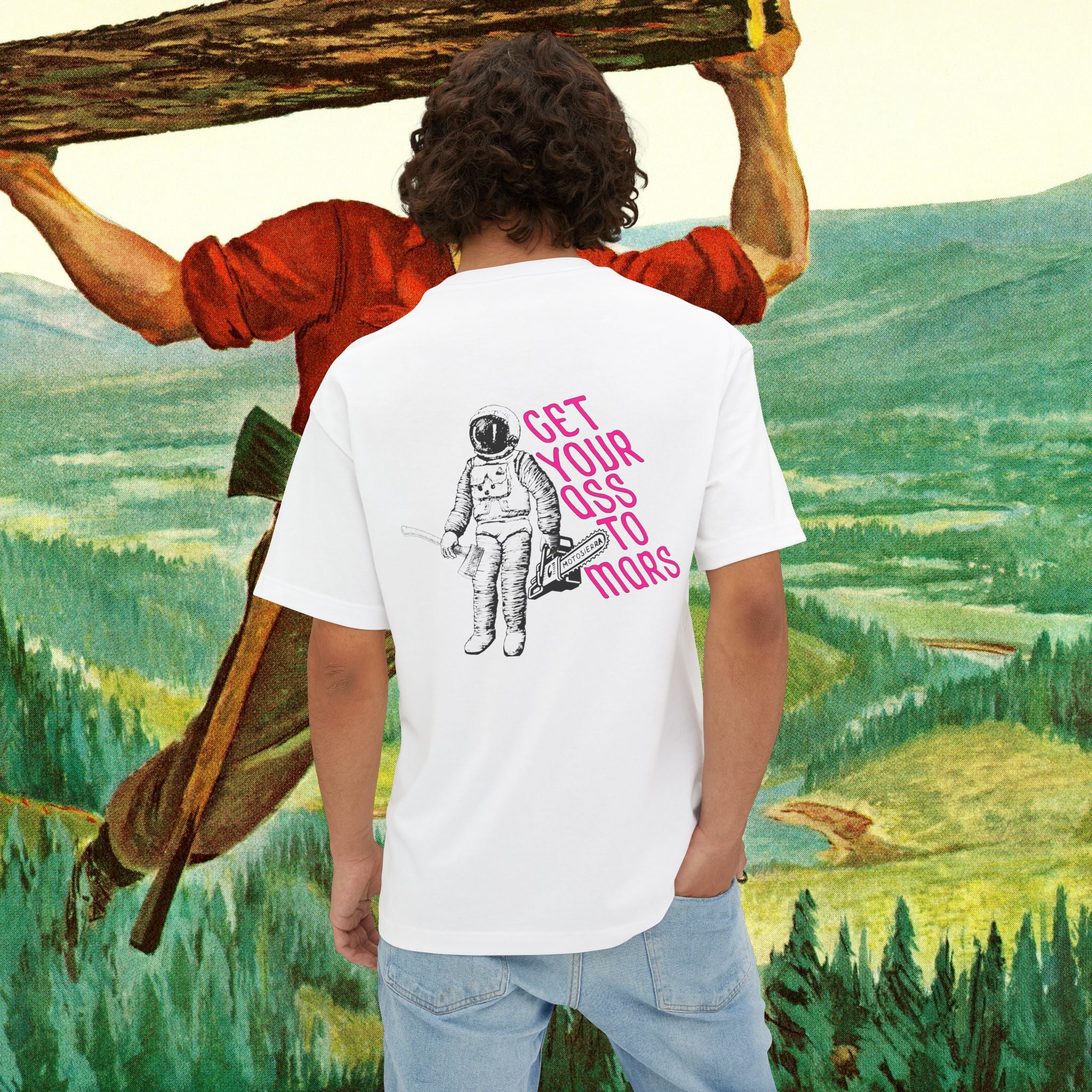 Mars Unisex Oversized Boxy Tee