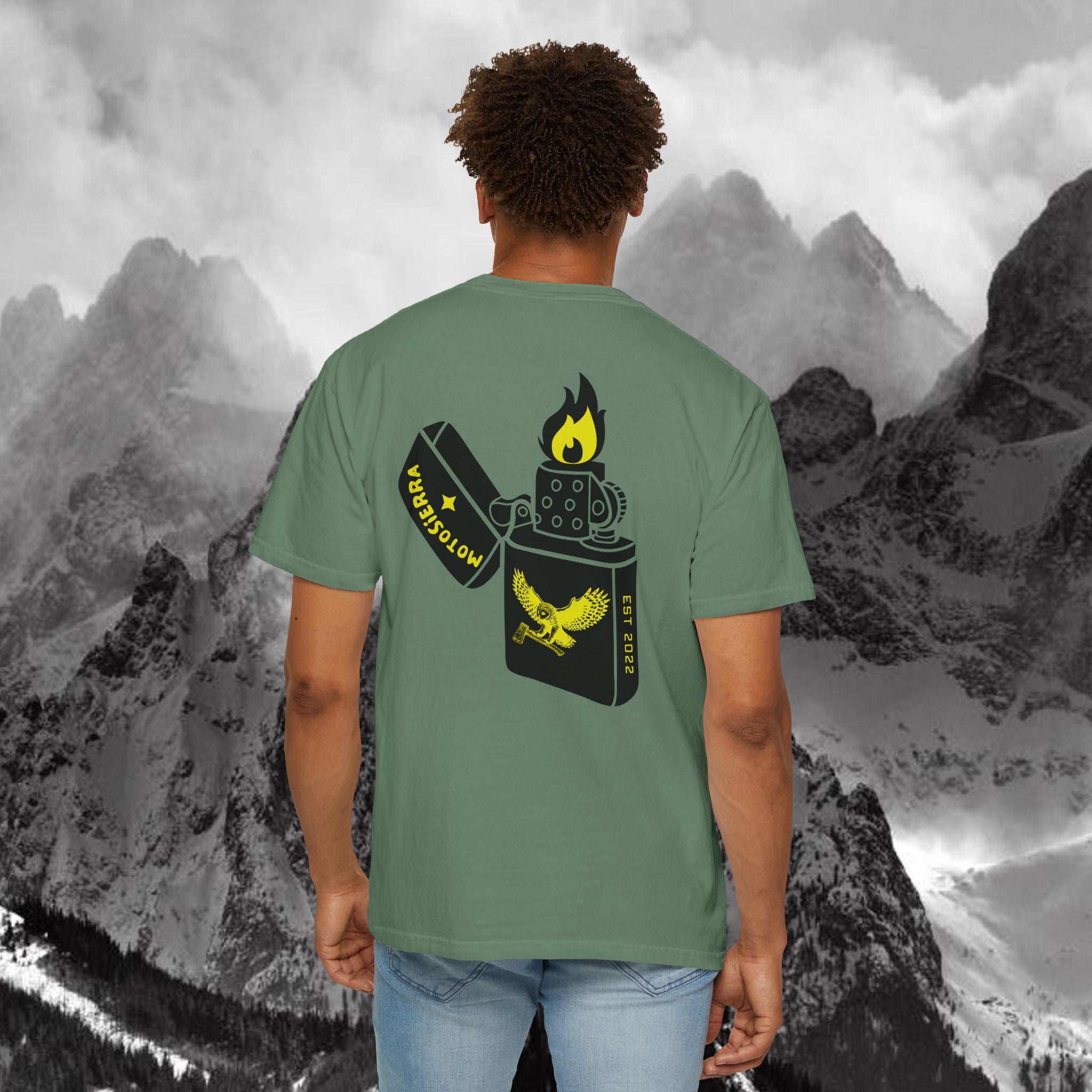 Flint Unisex Garment-Dyed T-shirt
