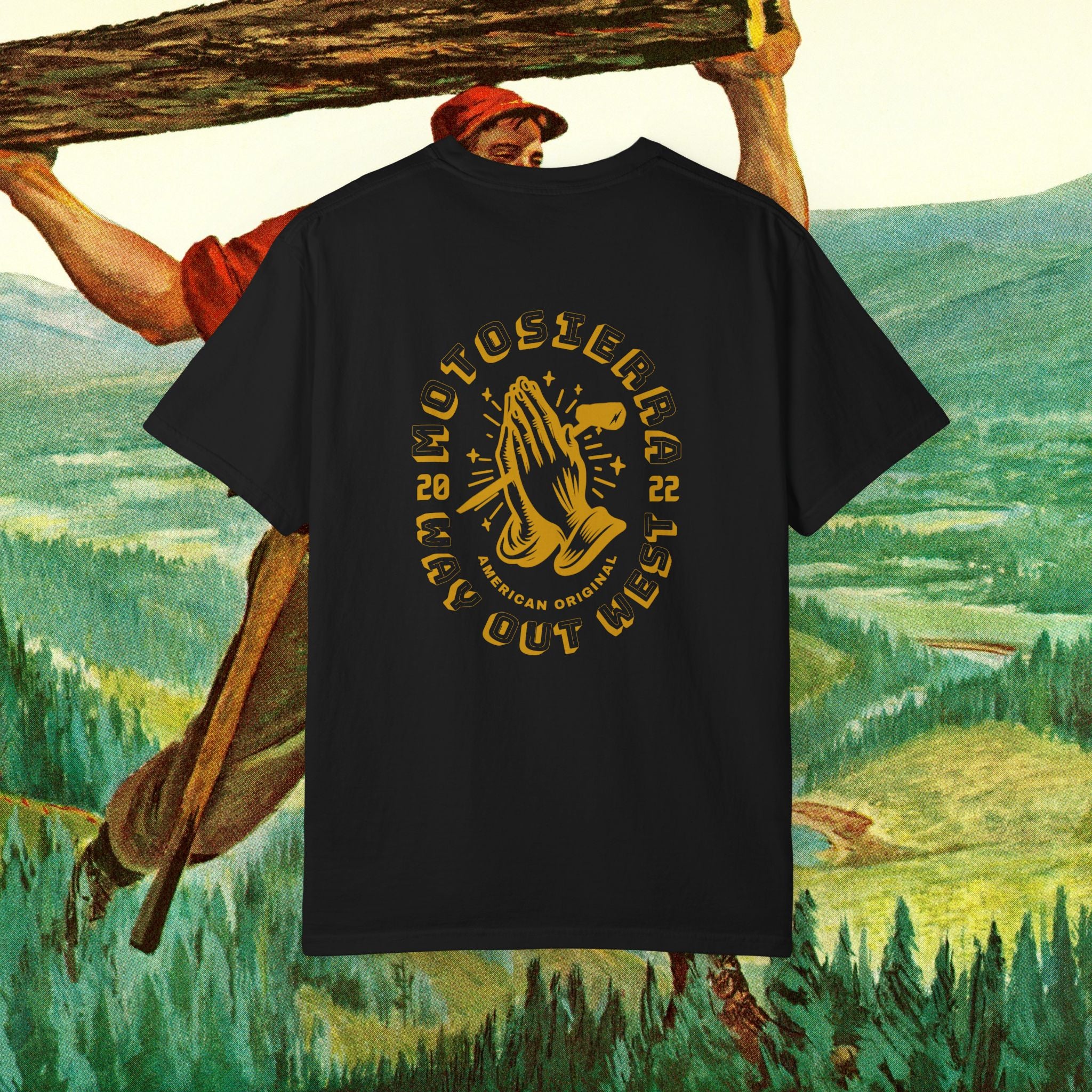 Australia Praying Hands Unisex Garment-Dyed T-shirt
