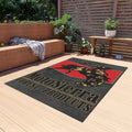 Saw Shop/Outdoor Rug | Camping Floor Mat, Unique Home Addition