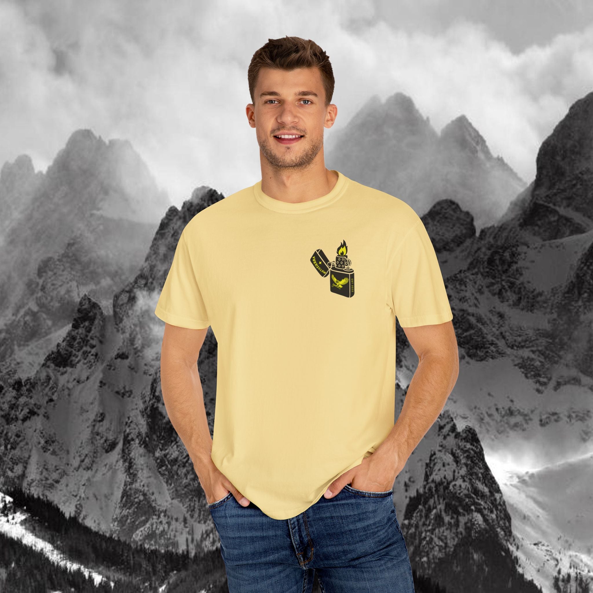 Flint Unisex Garment-Dyed T-shirt