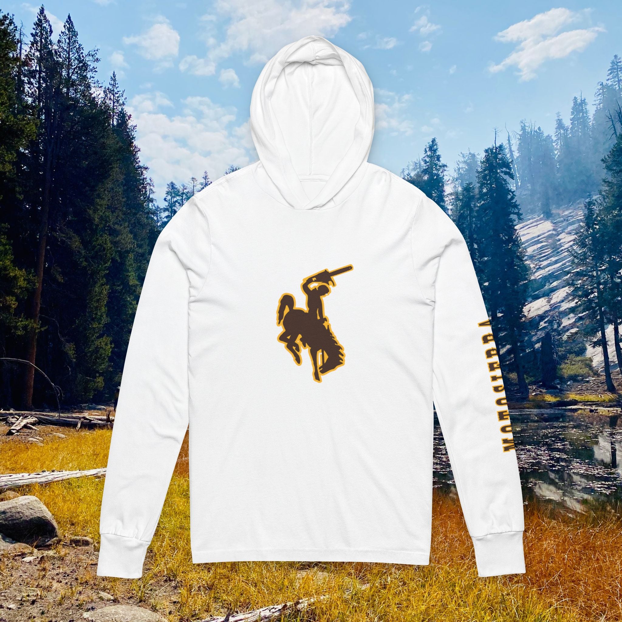 Cowboy Unisex Hooded Long Sleeve Tee