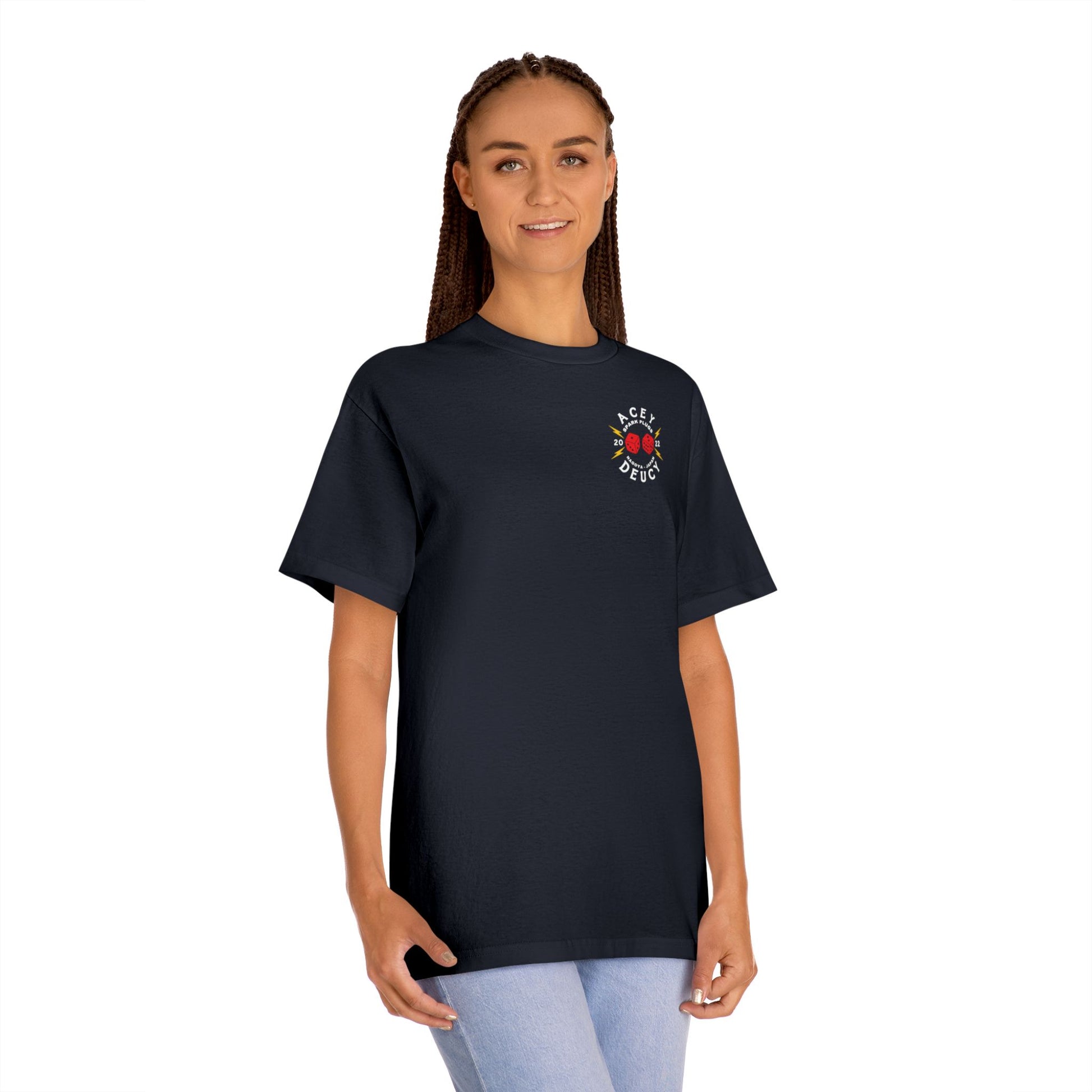 Acey Deucey Spark Plugs Unisex Classic Tee - Vintage Style Graphic T-Shirt