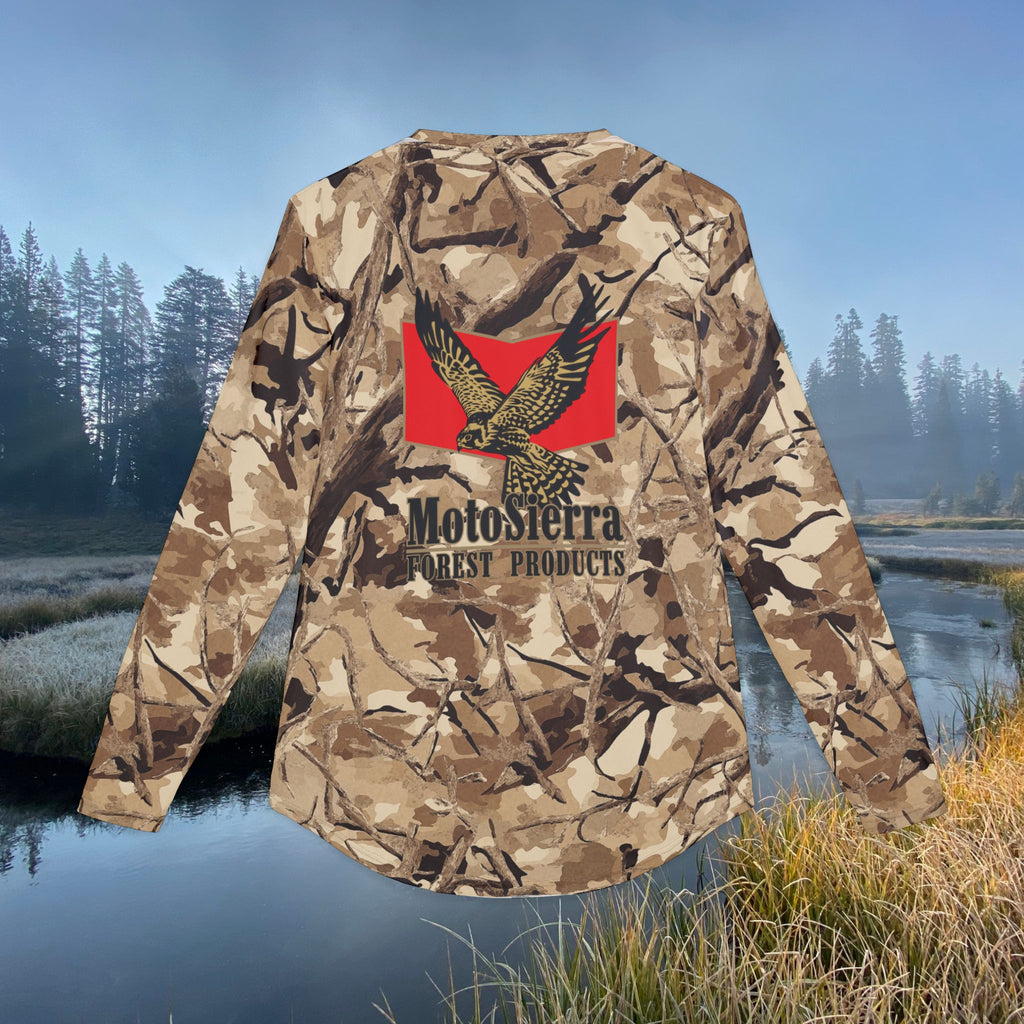 Kestrel Outdoor Camouflage UV Protection Shirt, Perfect for Camping, Fishing, Hiking, and Sun Protection