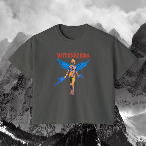 Aberdeen Vintage-Style Boxy Tee, Perfect for Outdoor Enthusiasts, Relaxed Fit Top
