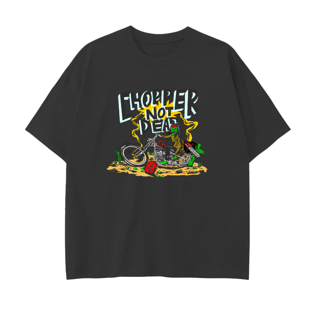 Zombie Saw Drop Shoulder Cotton T-Shirt