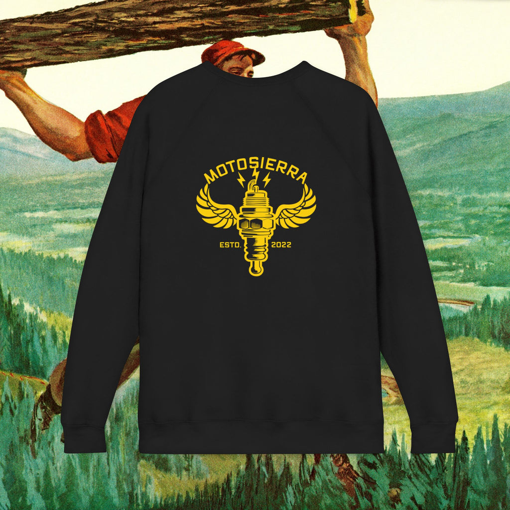 NGK Unisex Sponge Fleece Raglan Sweatshirt
