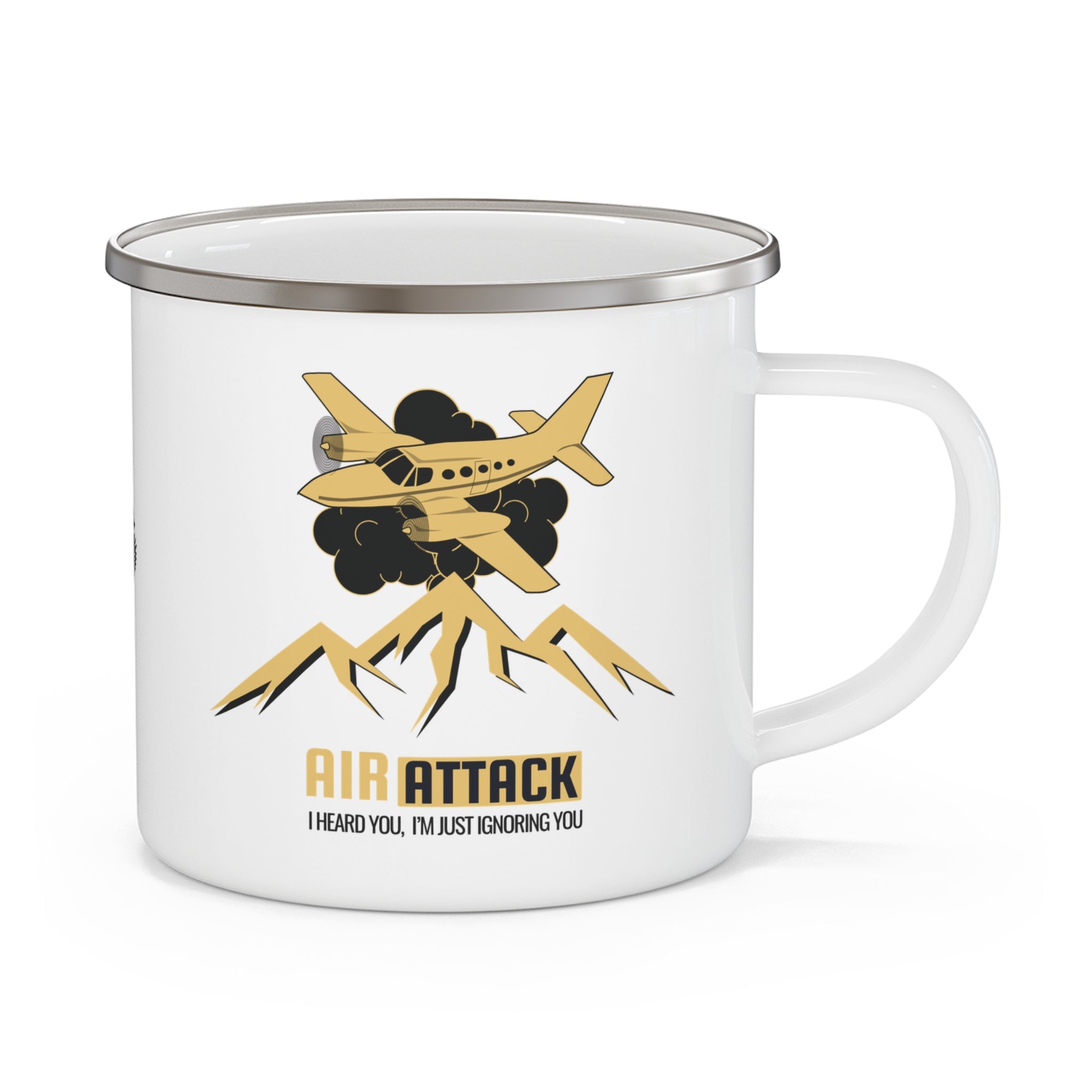 12 O' Clock High AA Enamel Camping Mug
