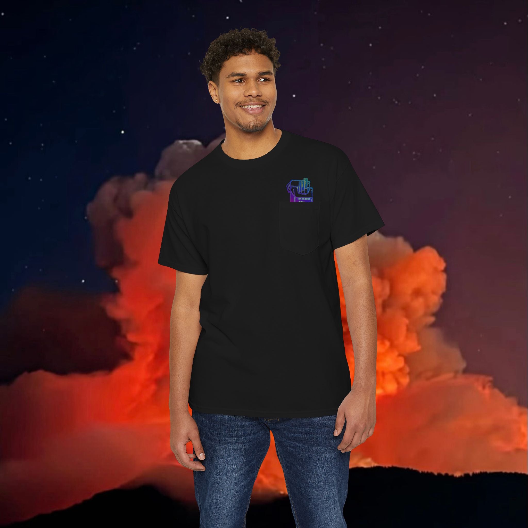 Smokes Unisex Heavy Cotton Pocket Tee