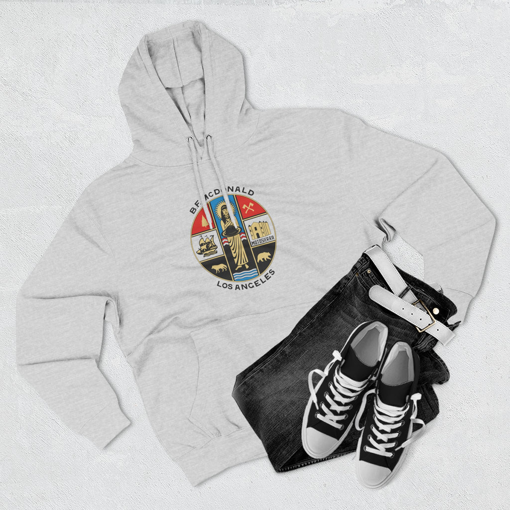 The Aluminum, B.F. Mac Three-Panel Fleece Hoodie