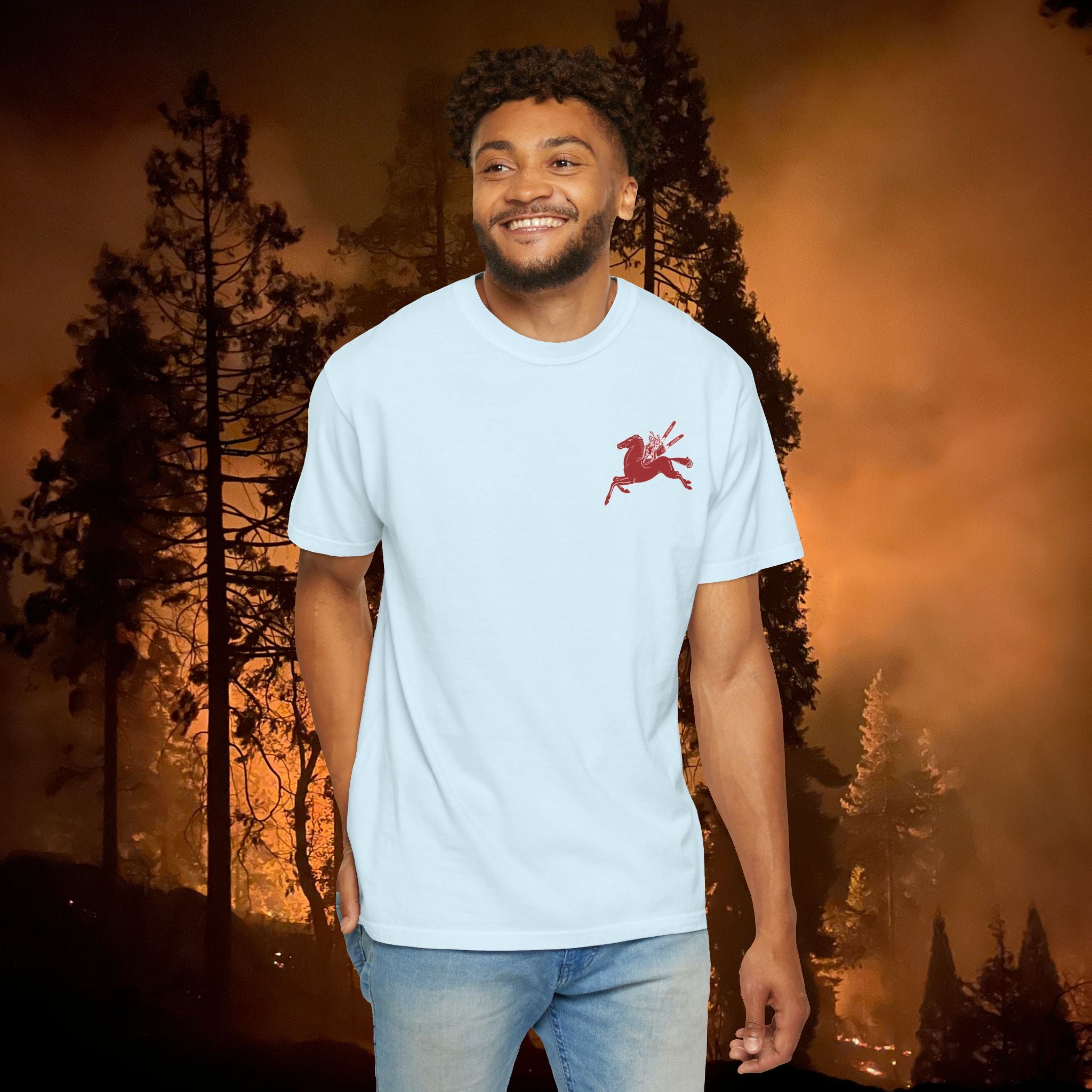 Pegasus Unisex Garment-Dyed T-shirt