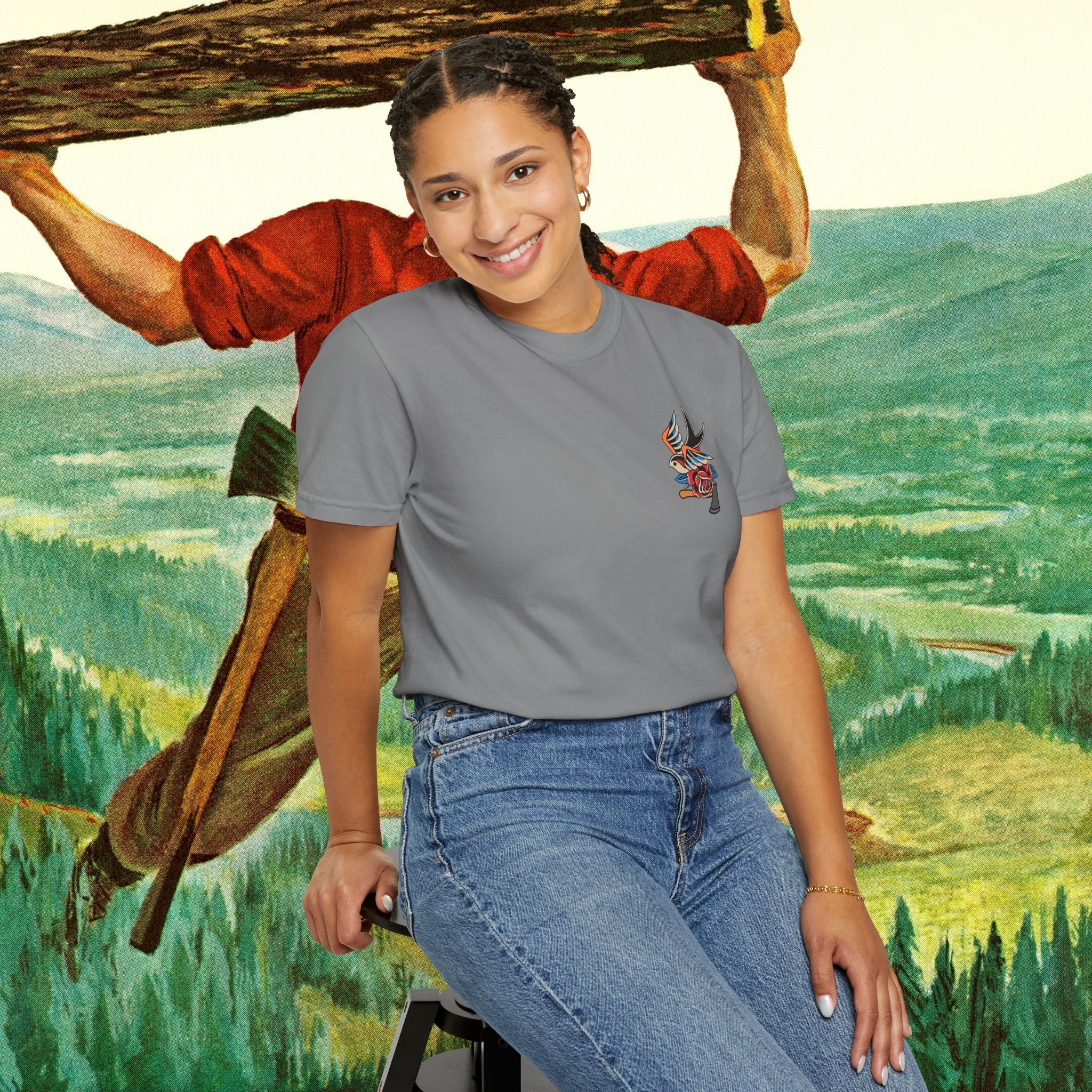 Cornell Unisex Garment-Dyed T-shirt