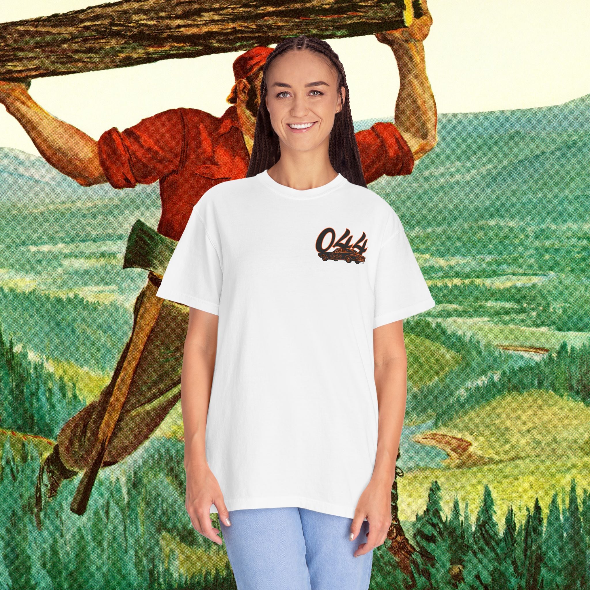 044 Unisex Garment-Dyed T-shirt