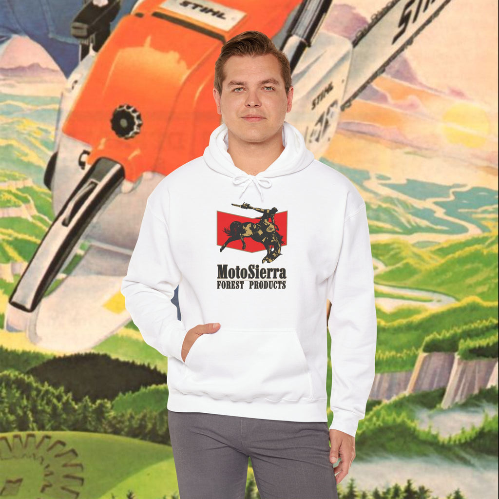 EUROPE ONLY Chevron Cowboy Logo Unisex Heavy Blend™ Hooded Sweatshirt