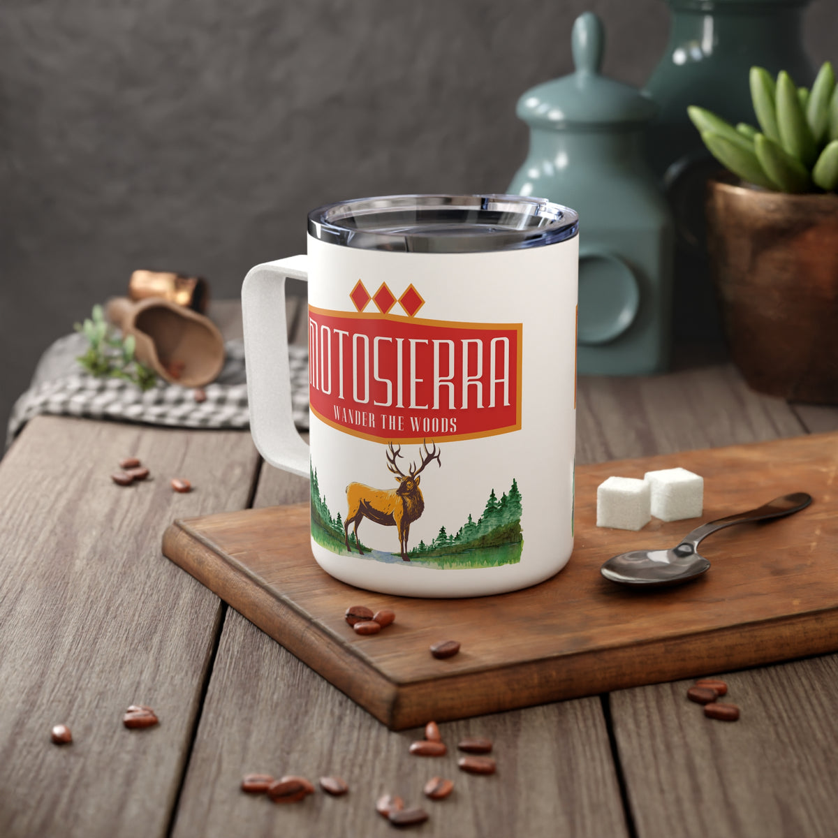 Pull Tab Insulated Travel Mug