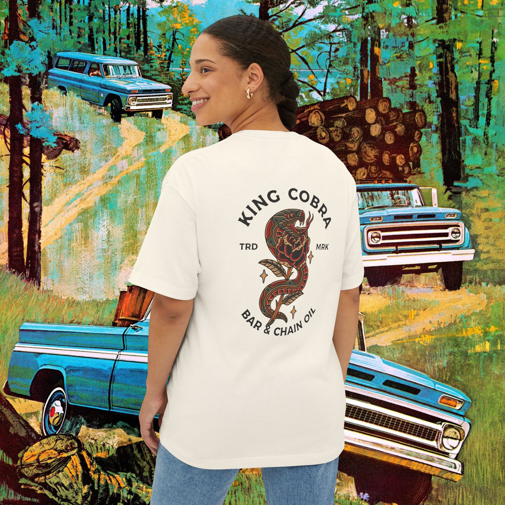 King Cobra Unisex Oversized Boxy Tee