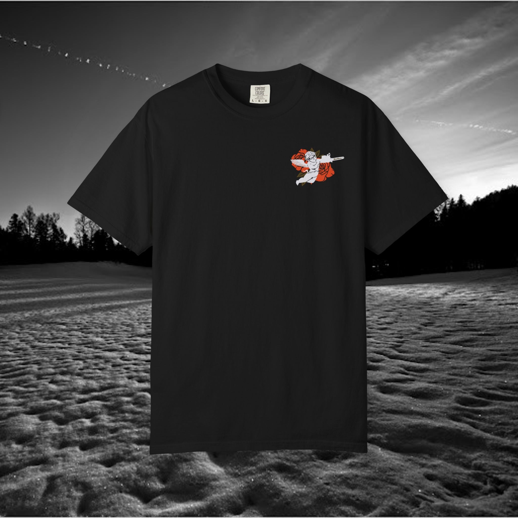 Roses Unisex Garment-Dyed T-shirt