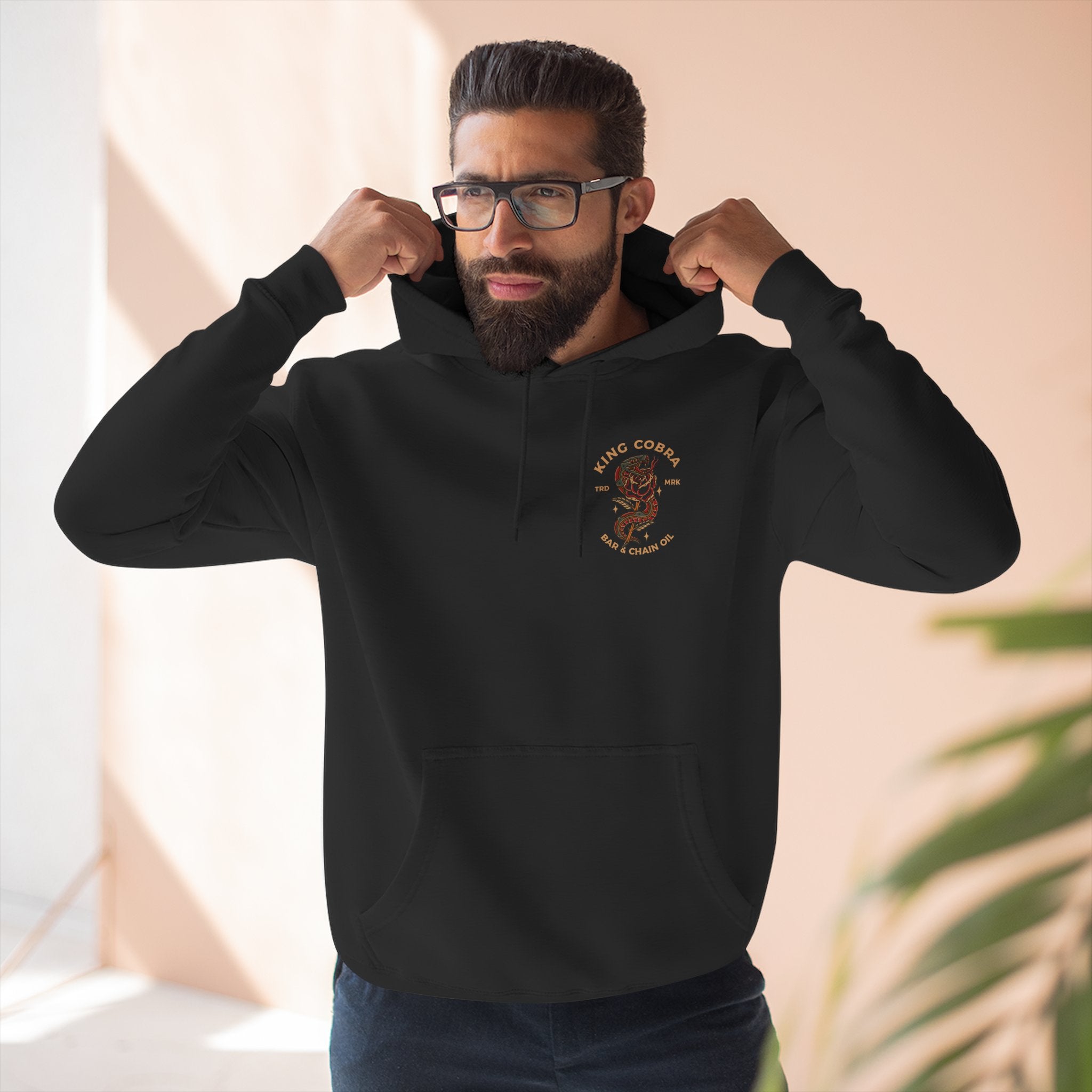 King Cobra Three-Panel Fleece Hoodie