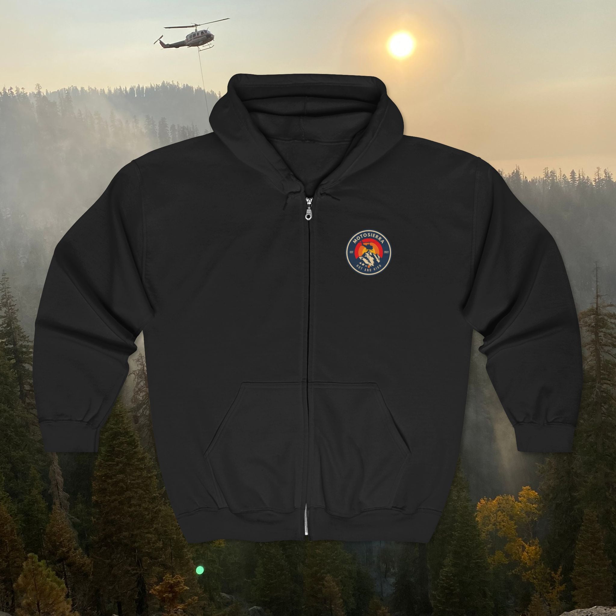 Hot & High Unisex Heavy Blend™ Full Zip Hooded Sweatshirt