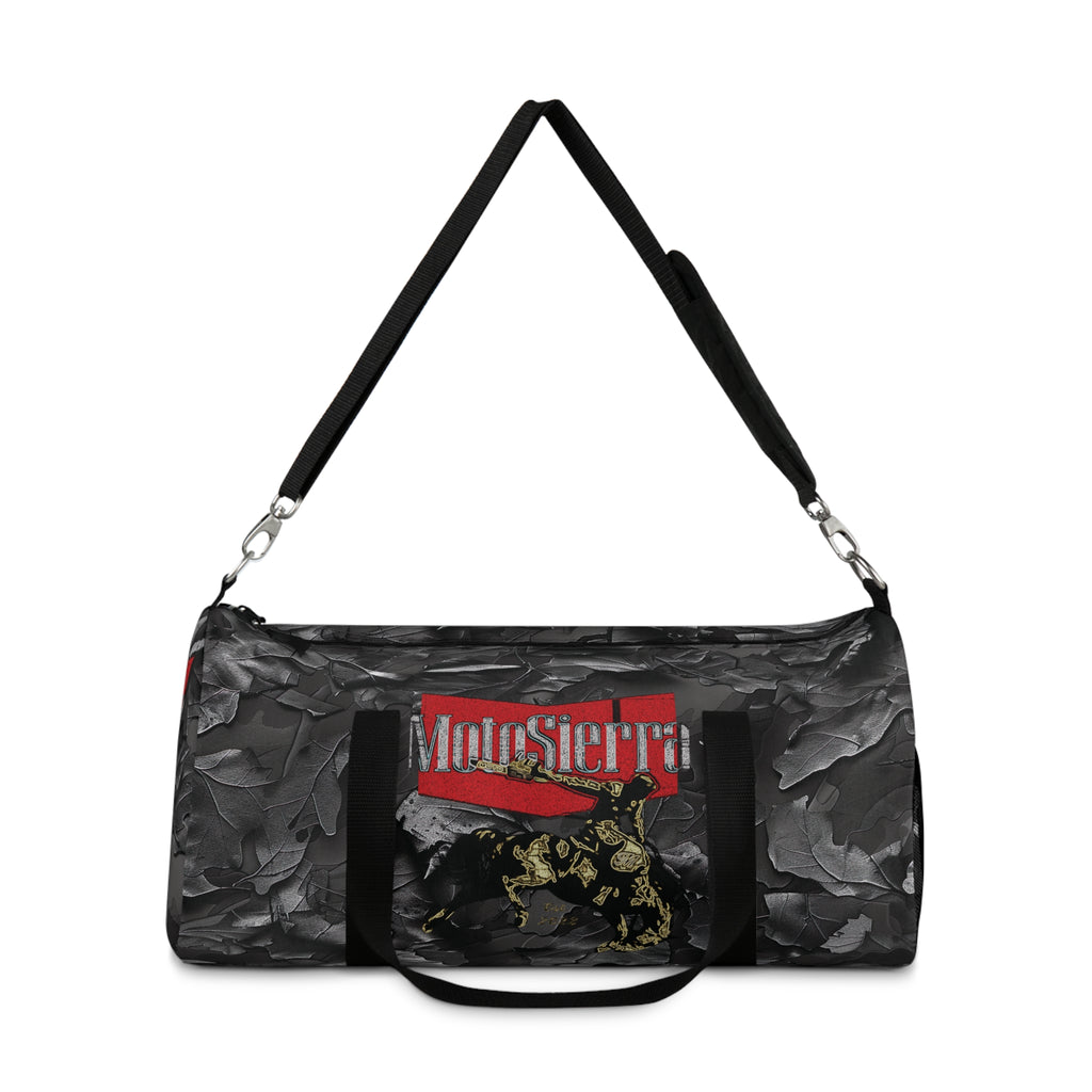 Gray Leaf Camo Duffel Bag