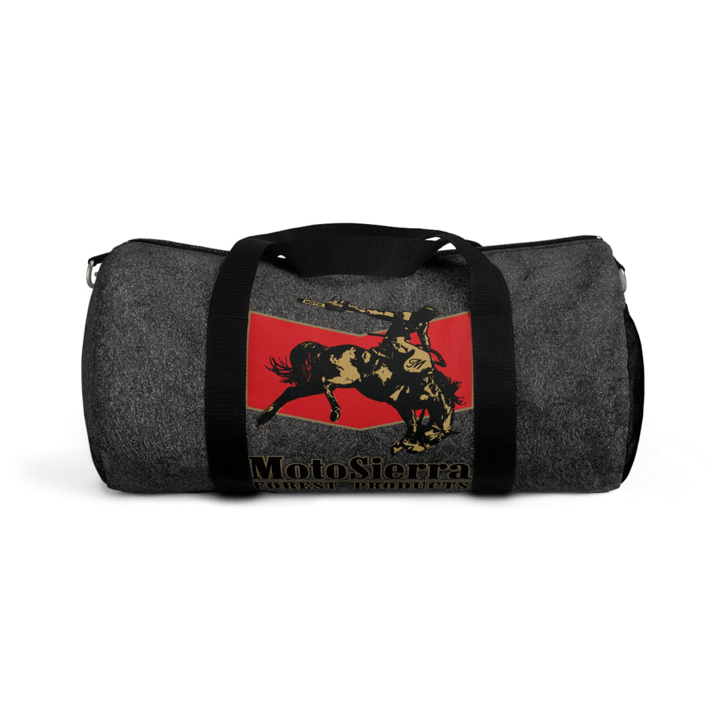 Space Dust Cowboy Logo Motosierra Adventure Duffel Bag - Perfect for Gym, Travel, Outdoor Activities, Weekend Getaway, Gifts