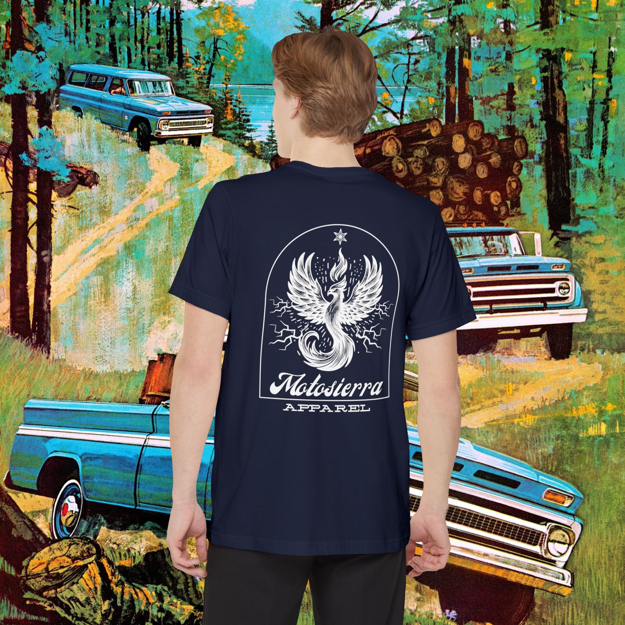 Thunderbird Vintage-Inspired Unisex Pocket T-Shirt