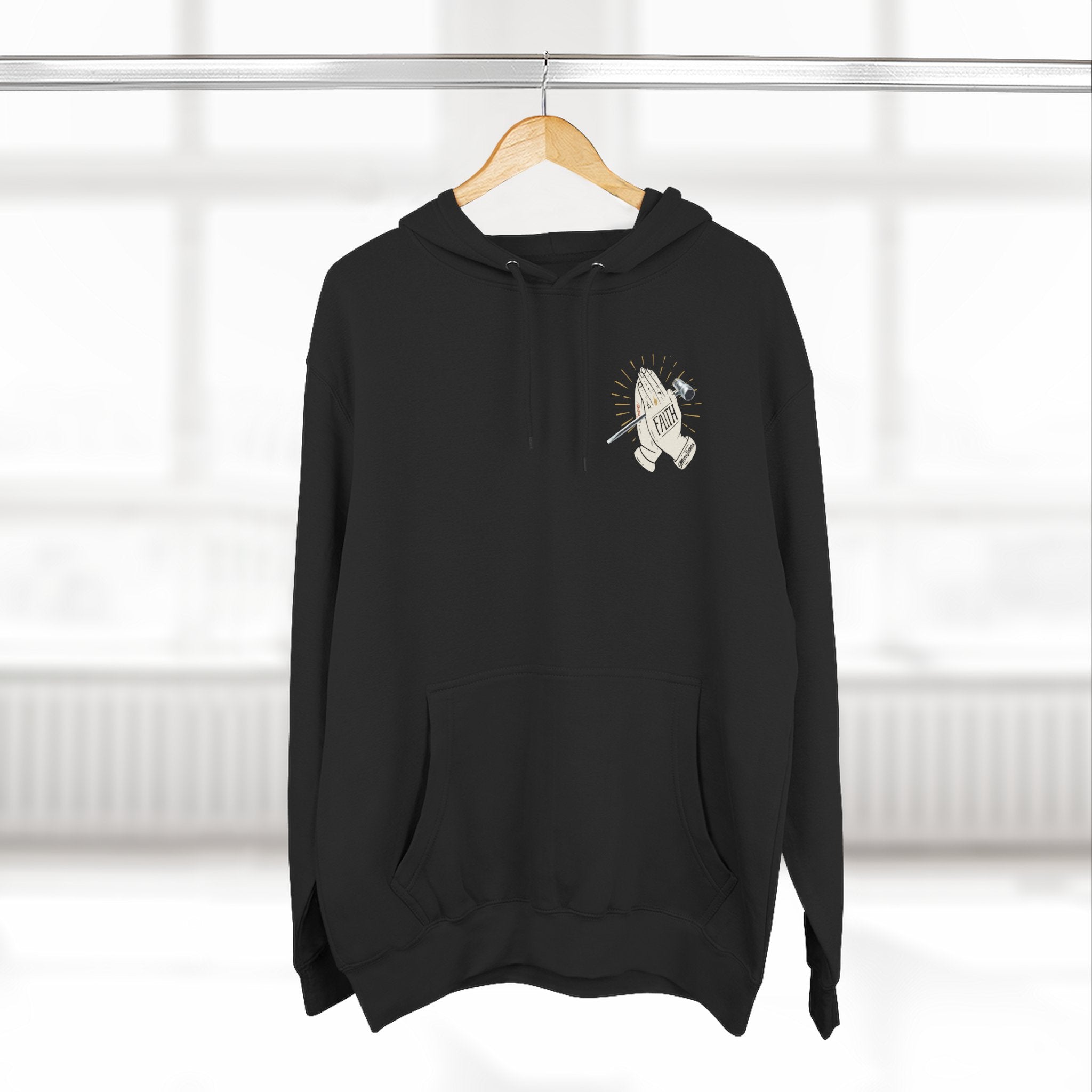 Scrench Three-Panel Fleece Hoodie