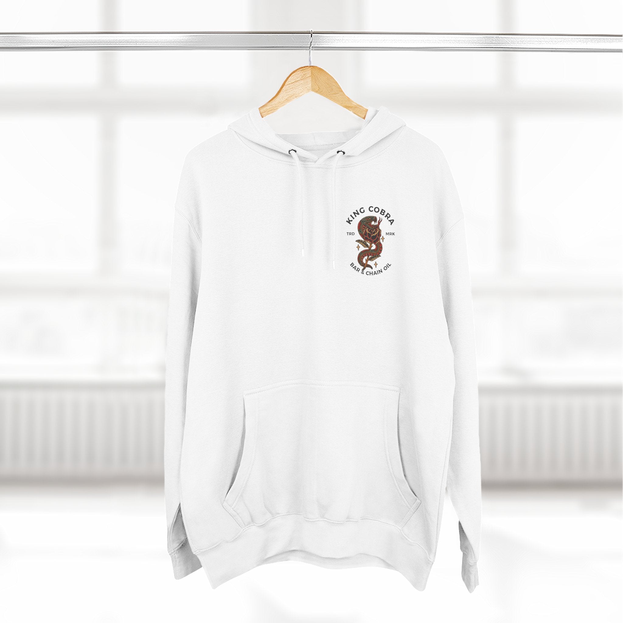King Cobra Three-Panel Fleece Hoodie